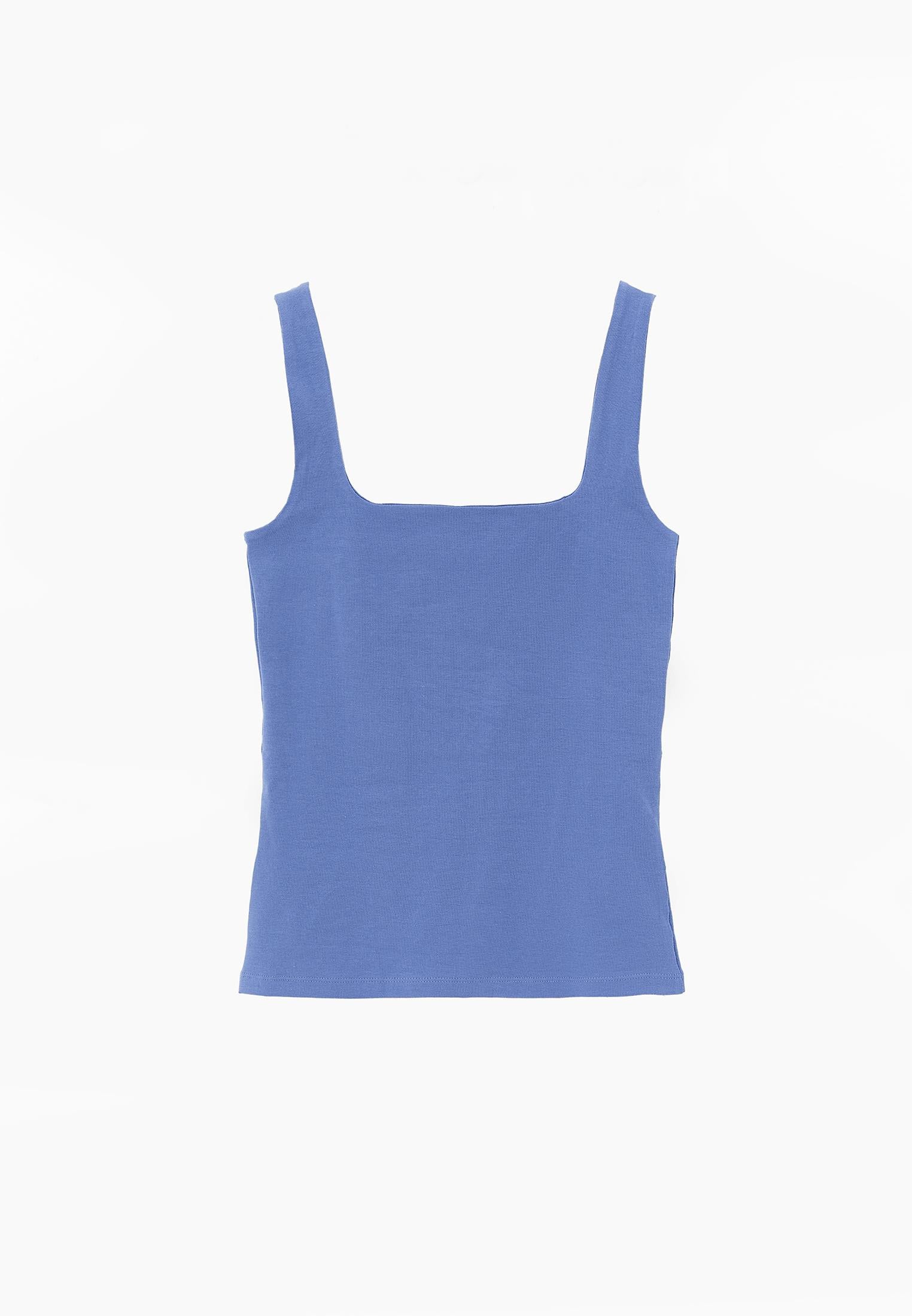 Square Neck Tank Top - QUIET HARBOR