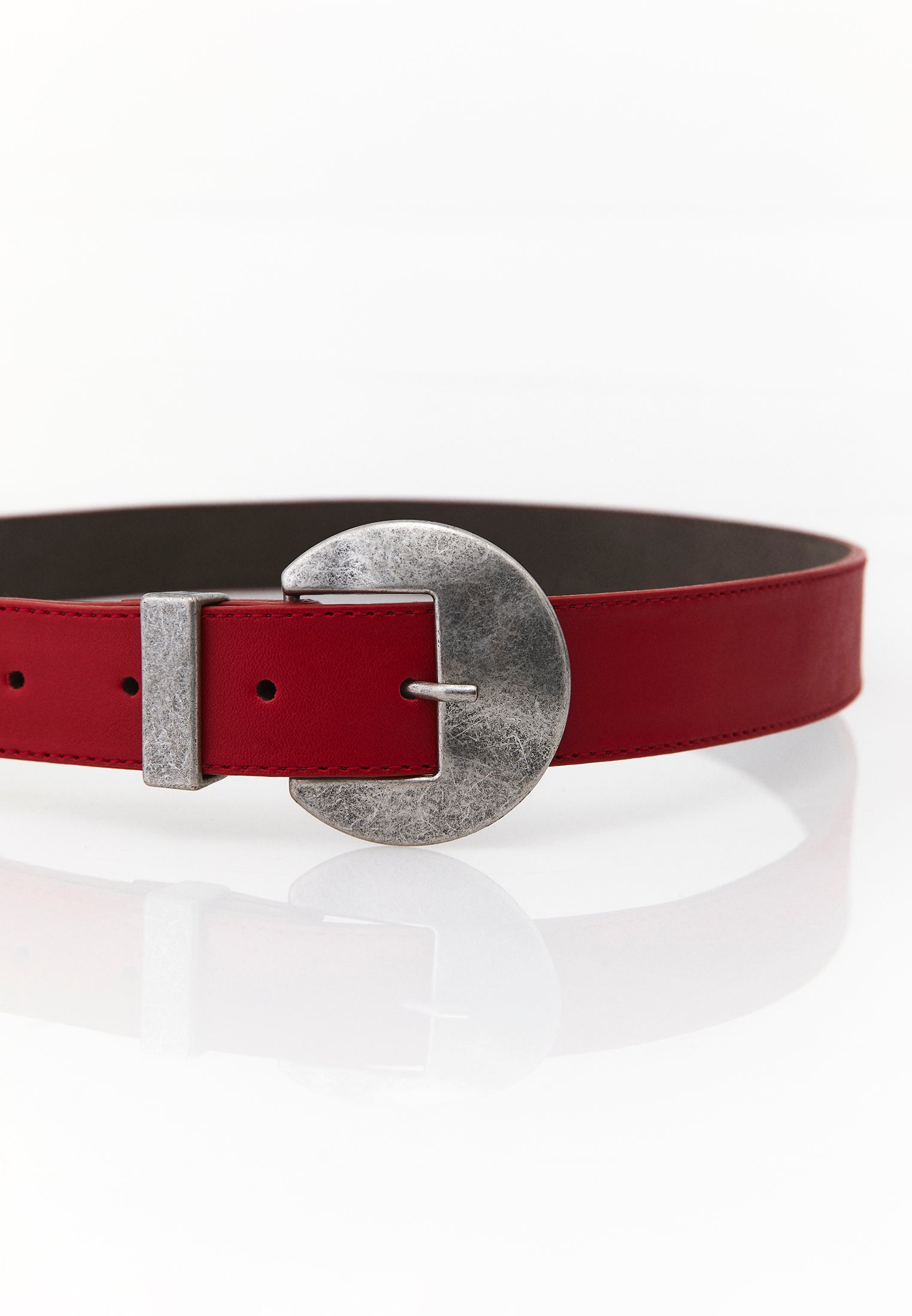 Classic Women Accessory Belt - RACING RED