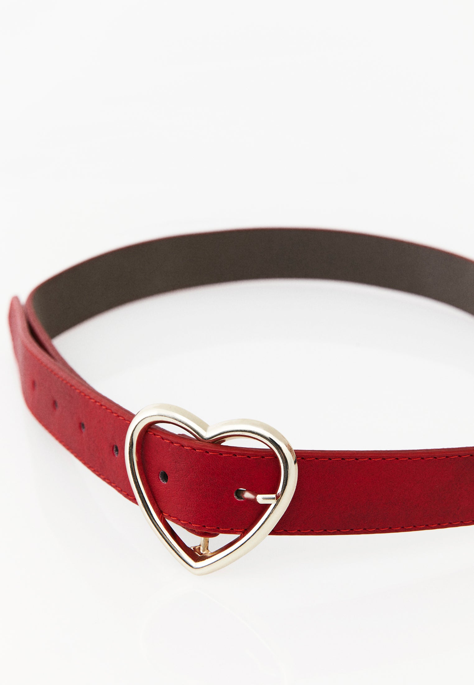 Modern Design Women Belt - RACING RED