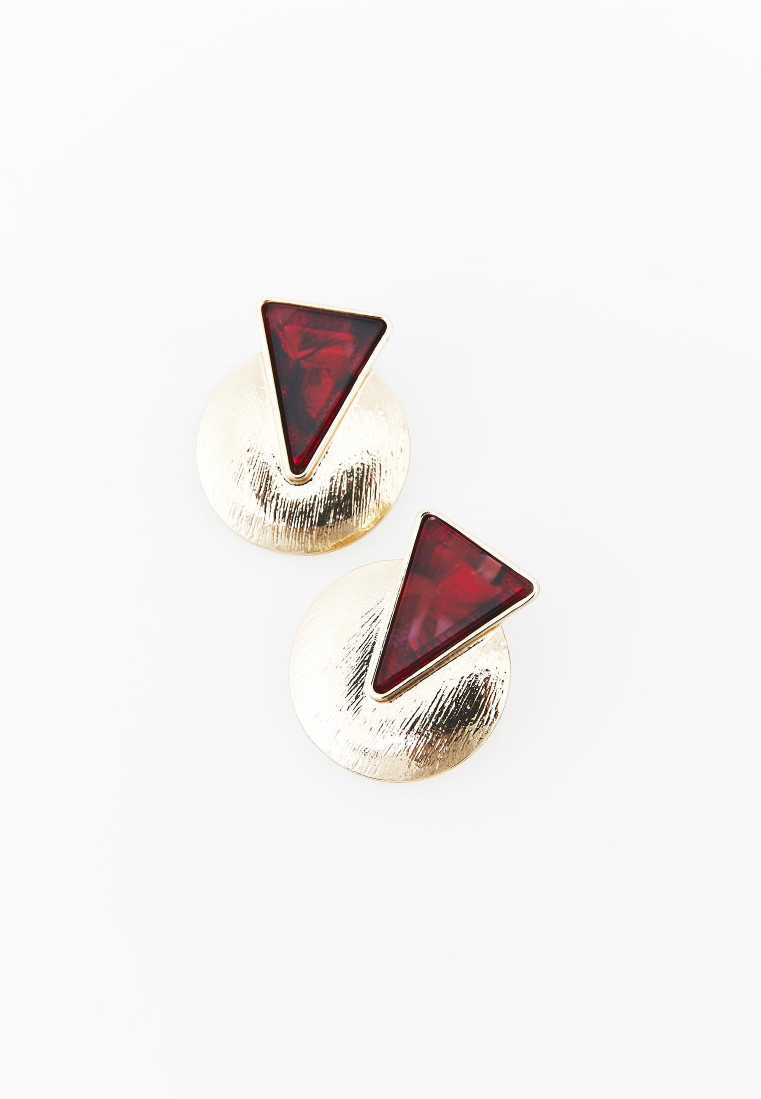New Season Earring - RACING RED