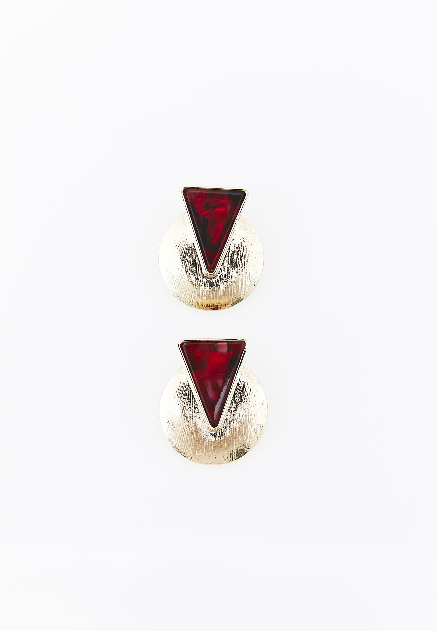 New Season Earring - RACING RED