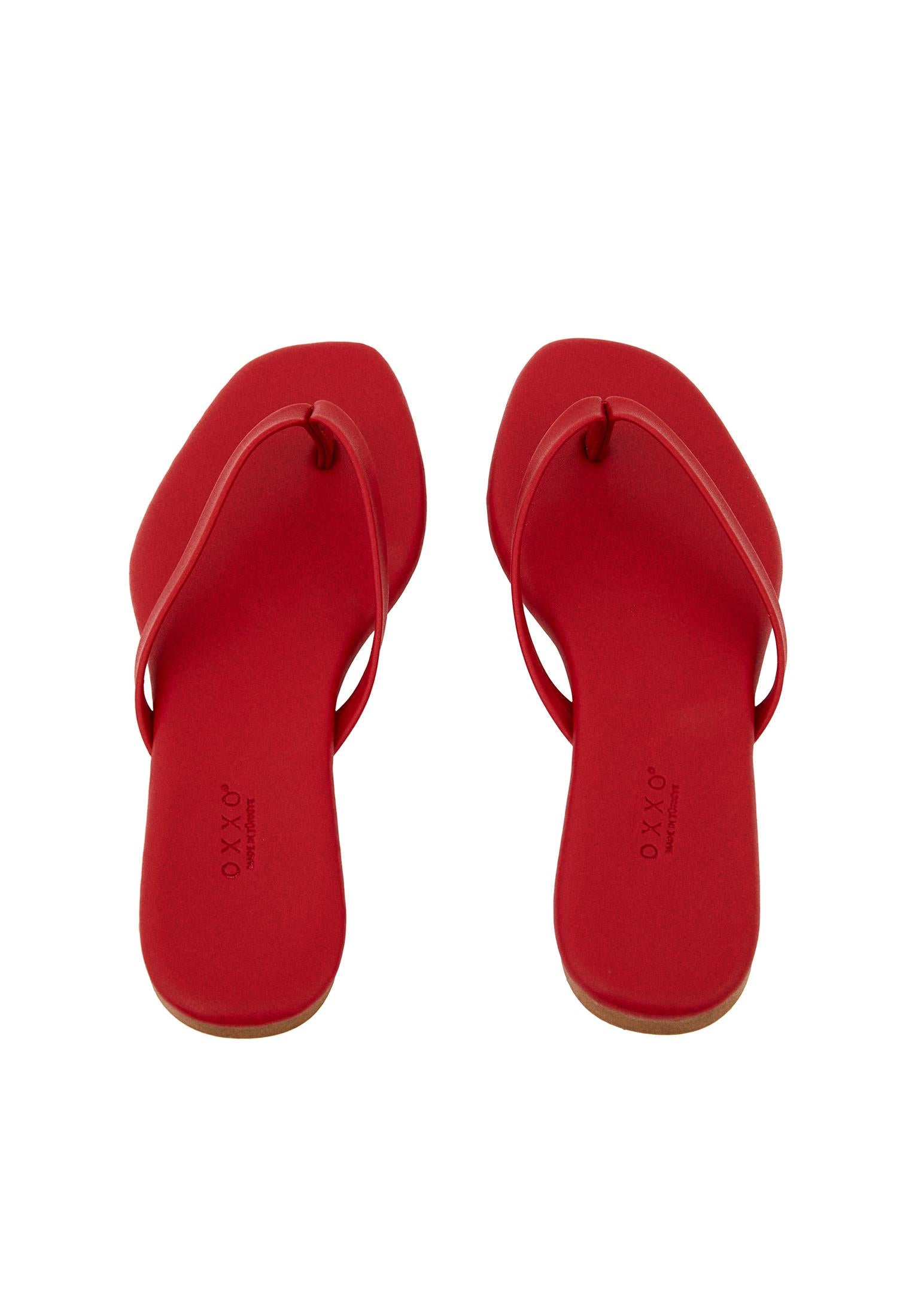 Women Polyurethane Slipper - RACING RED