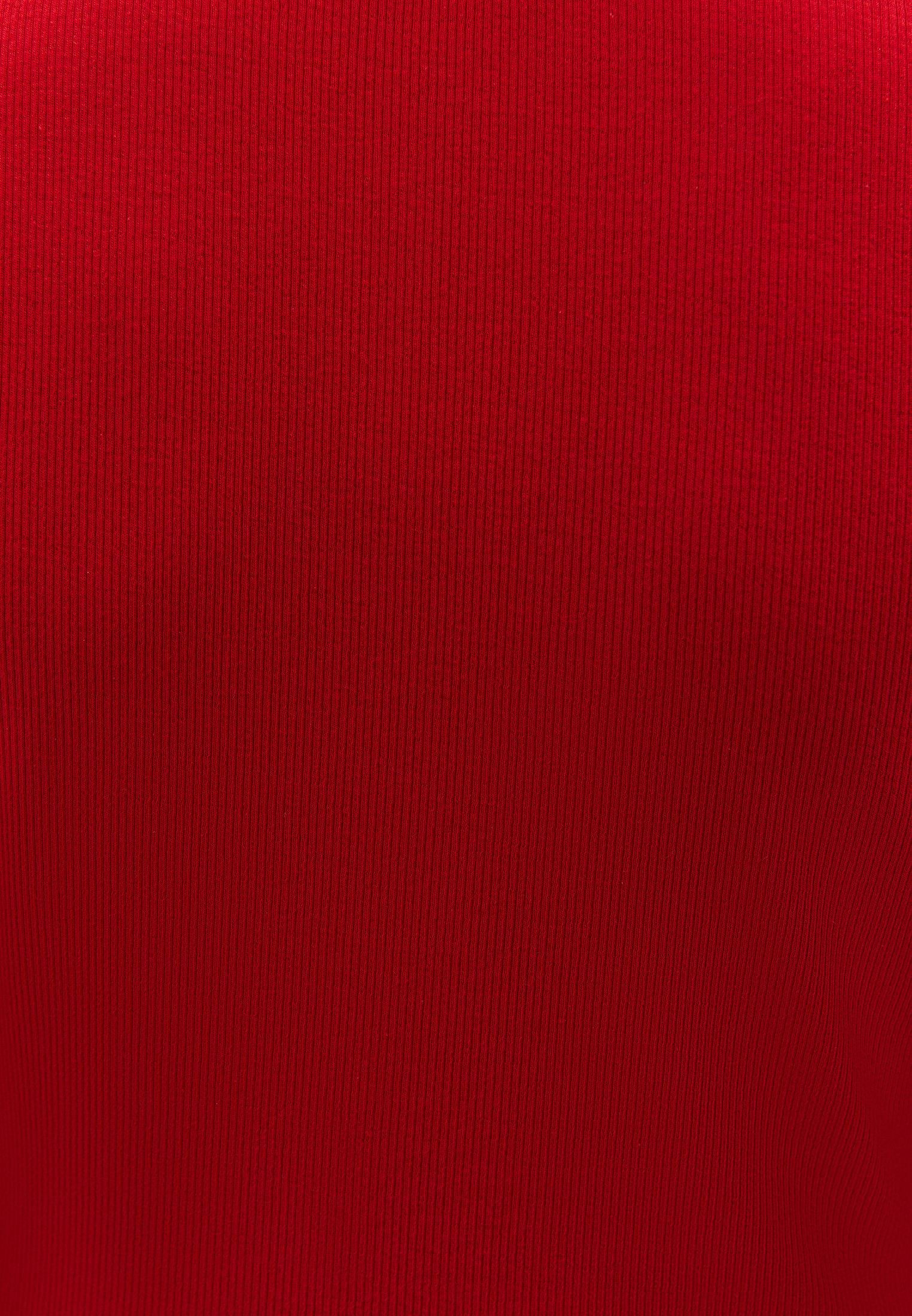 Button Detailed T-Shirt - RACING RED