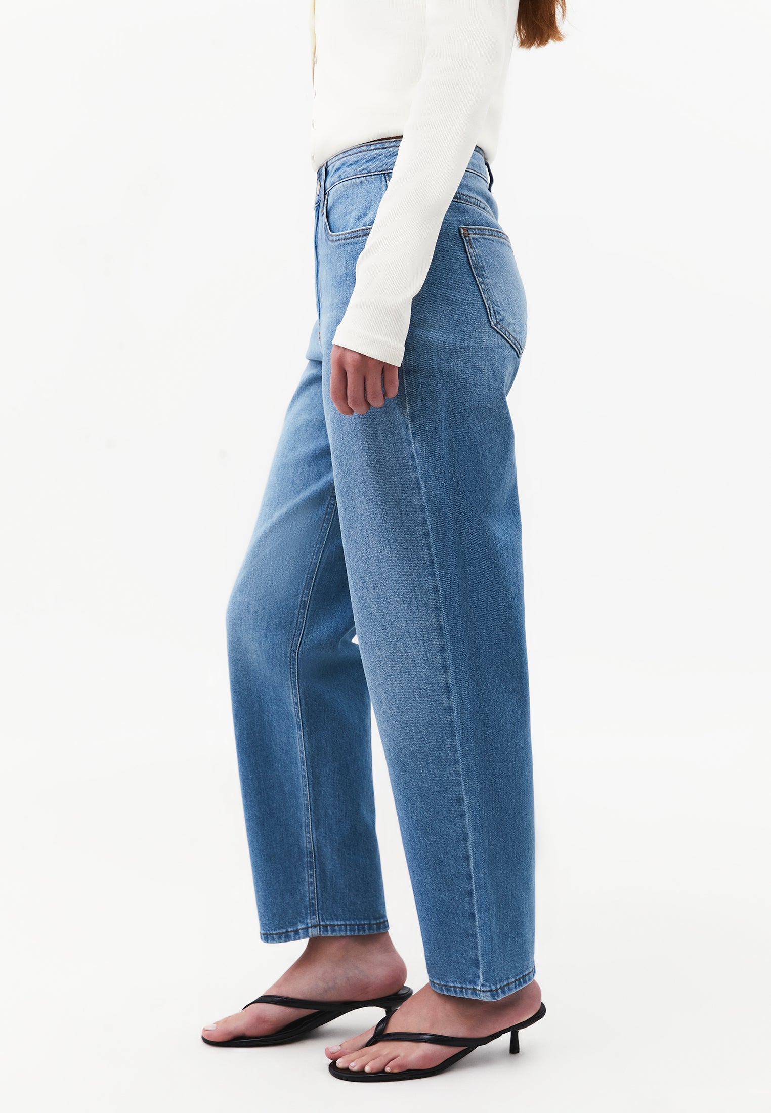 Mom Jeans - RODEO BLUE DENIM