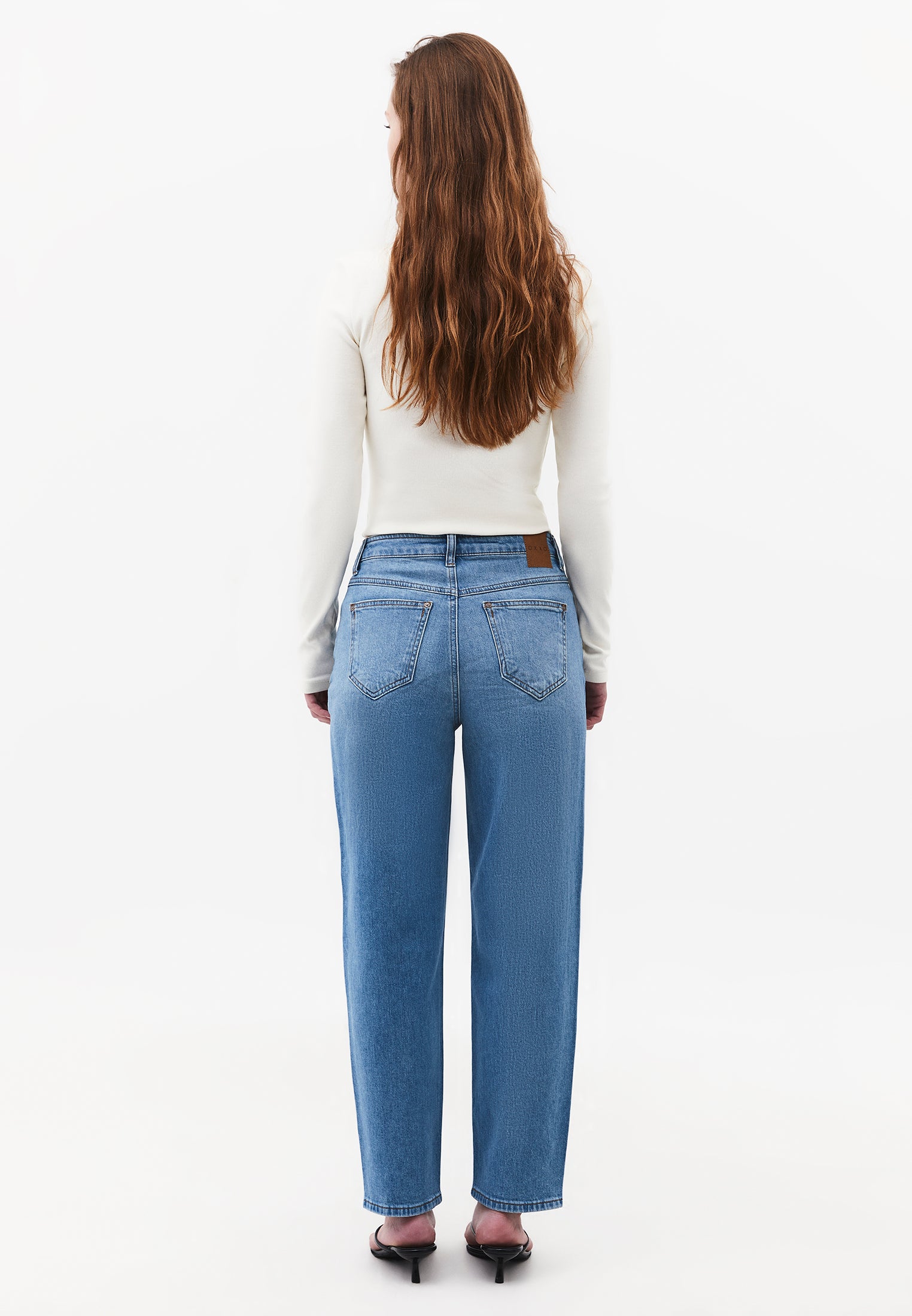 Mom Jeans - RODEO BLUE DENIM