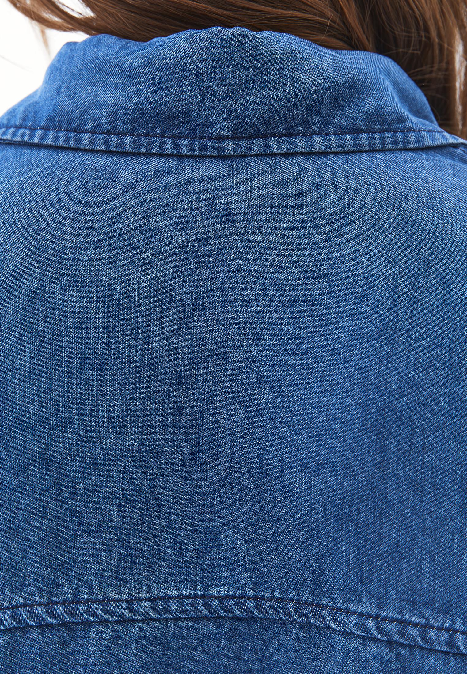 Lyocell Oversize Tunic - RODEO BLUE DENIM