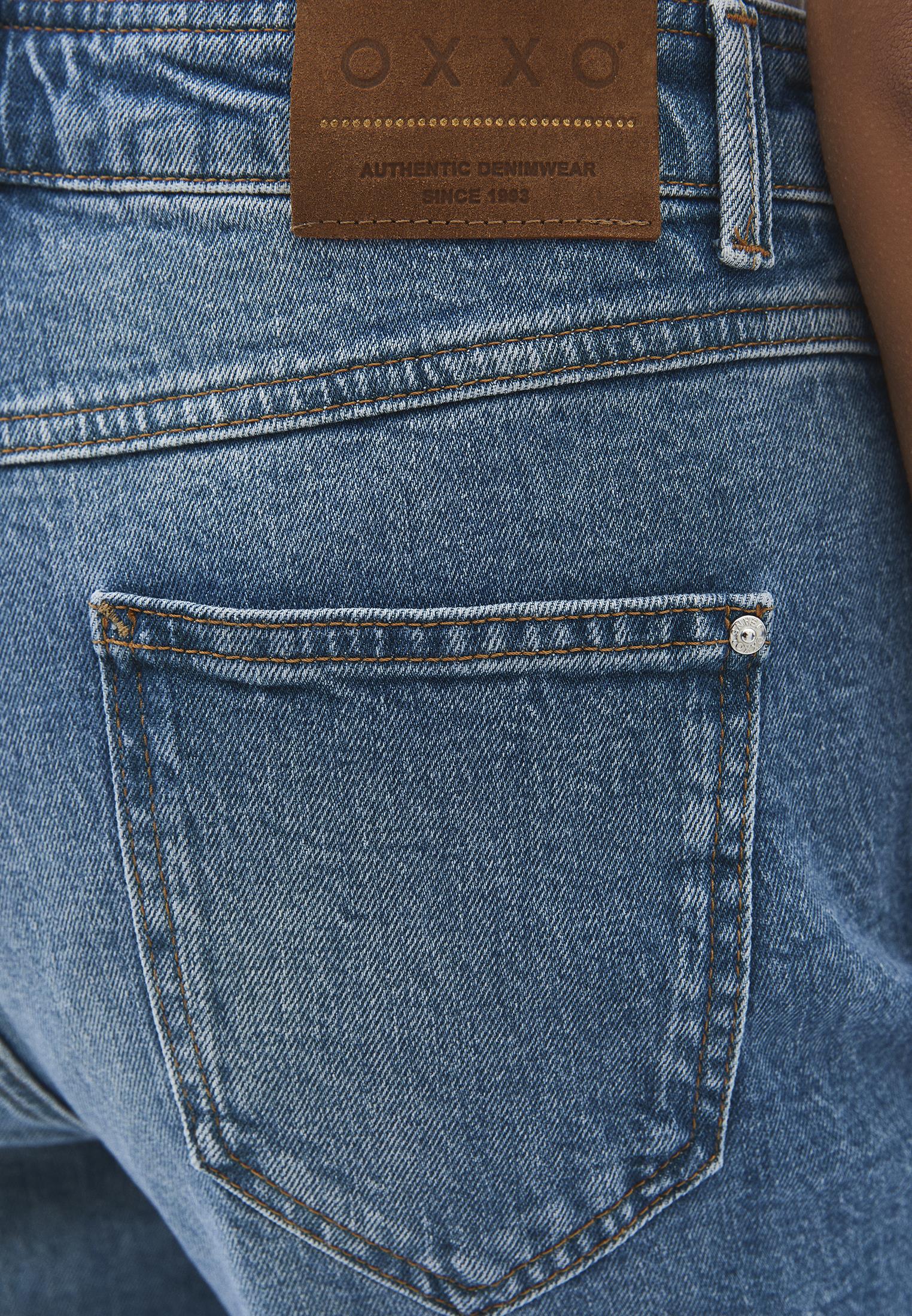 Ultra High Waist Five Pocket Straight Leg Pants - RODEO BLUE DENIM