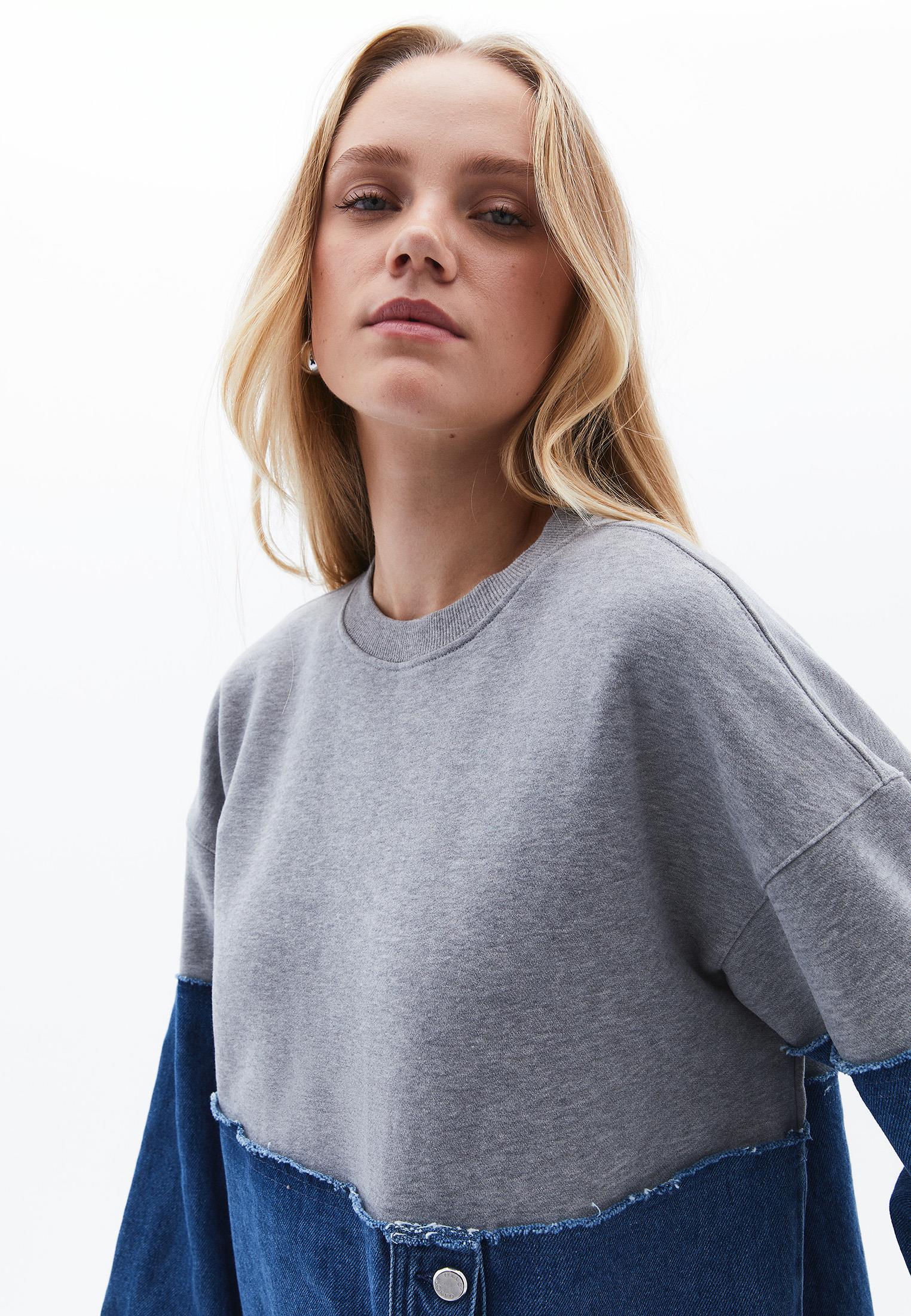 Asymmetric Oversize Sweatshirt - RODEO DENIM