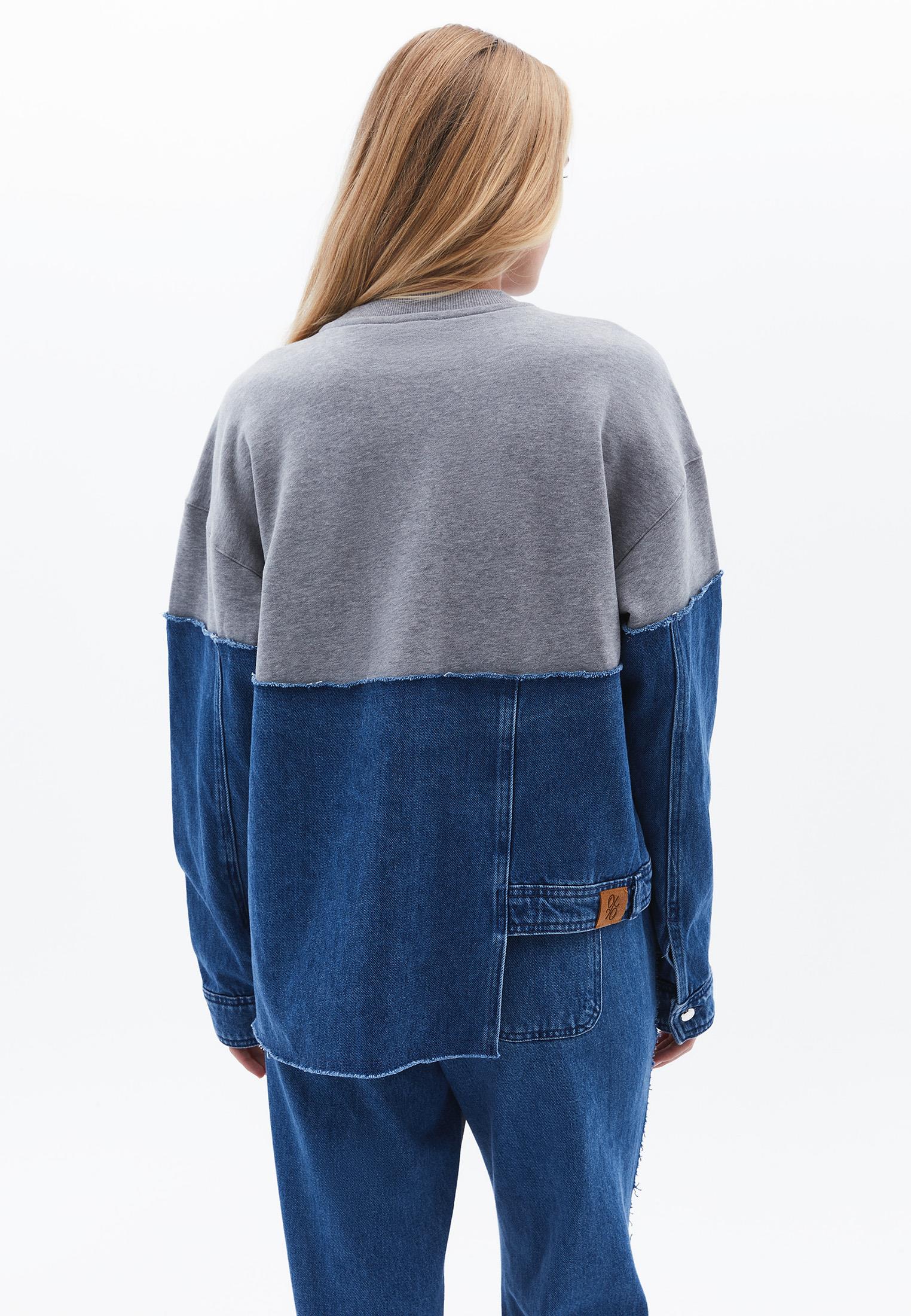 Asymmetric Oversize Sweatshirt - RODEO DENIM