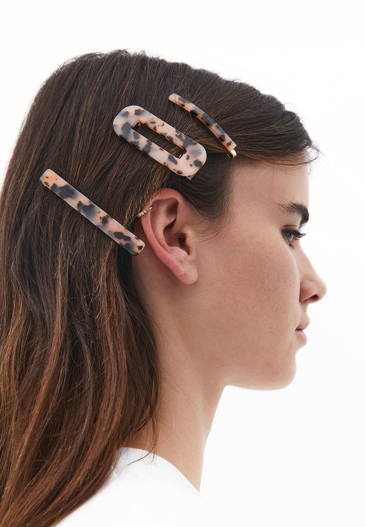 Hair Clip - ROSE SMOKE