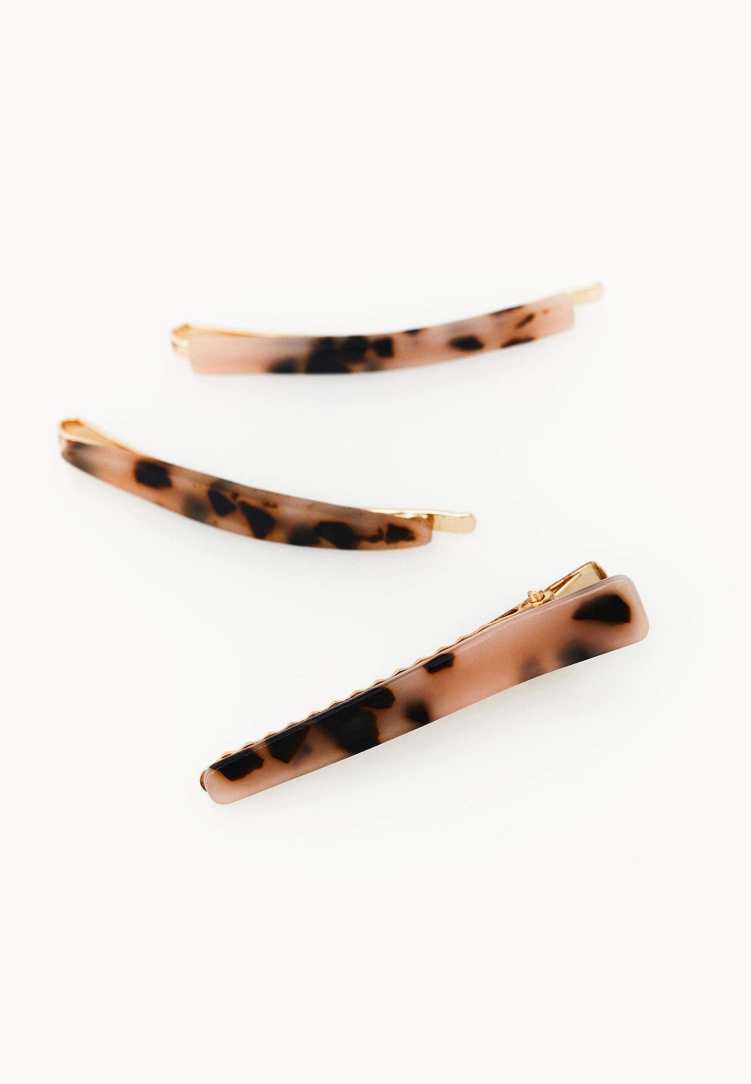Daily Hair Clip Set - ROSE SMOKE