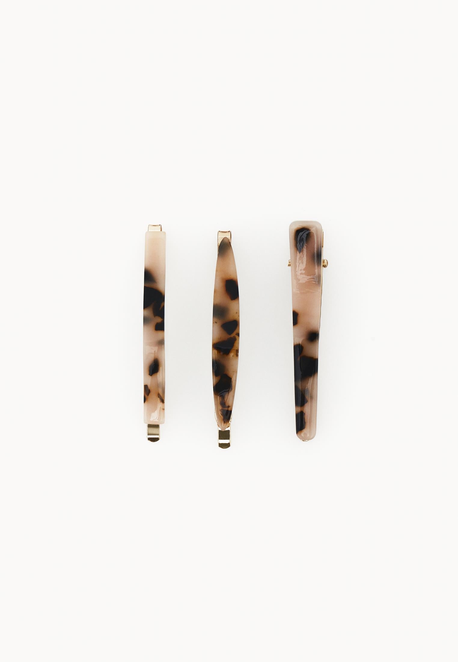 Daily Hair Clip Set - ROSE SMOKE