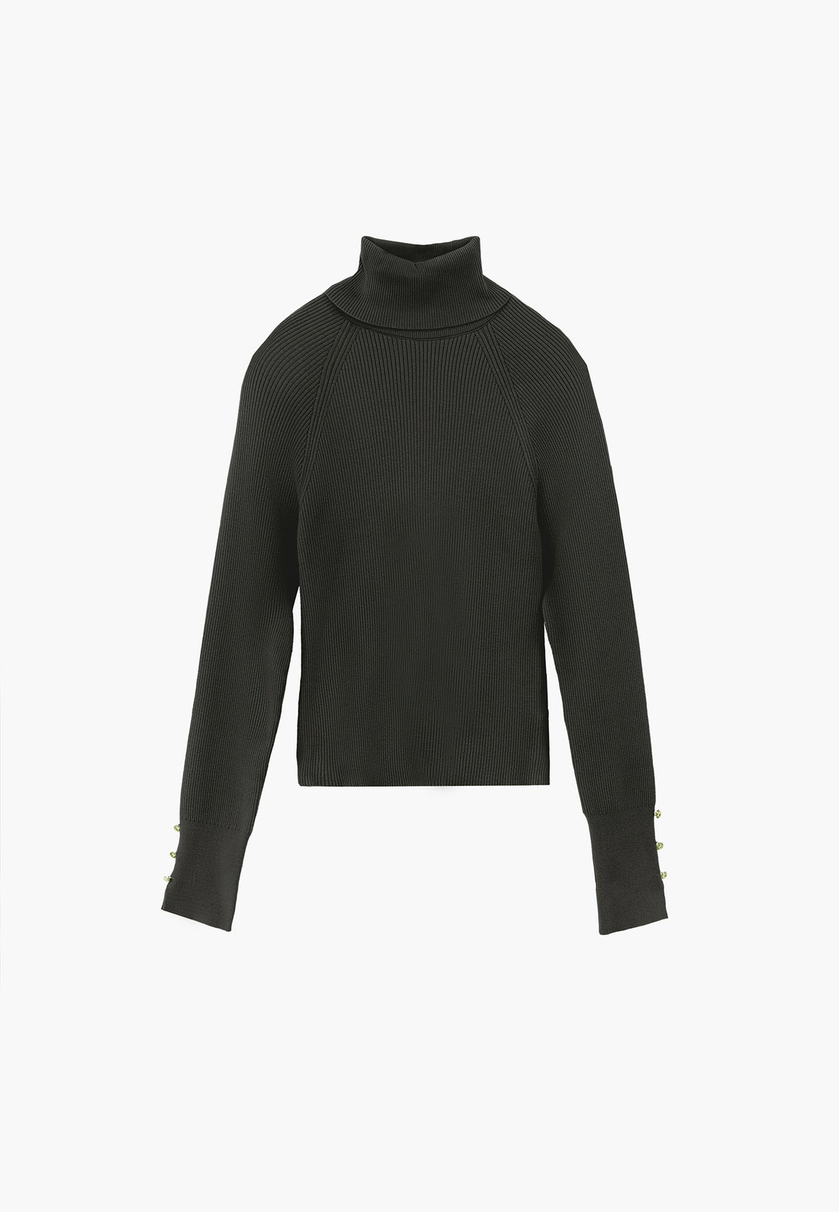 Turtleneck Raglan Sleeve Knitwear - ROSIN