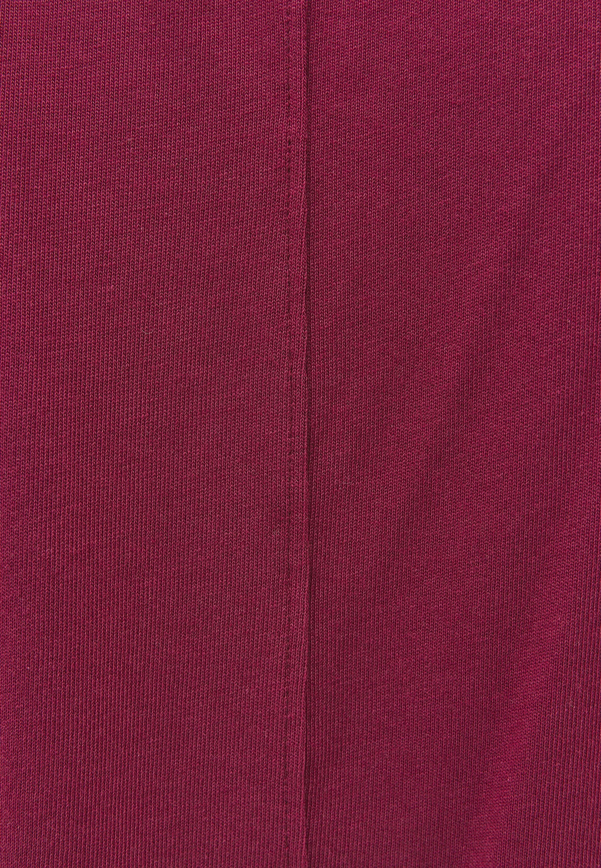 Boat Neck Knit Sweater - RUMBA RED