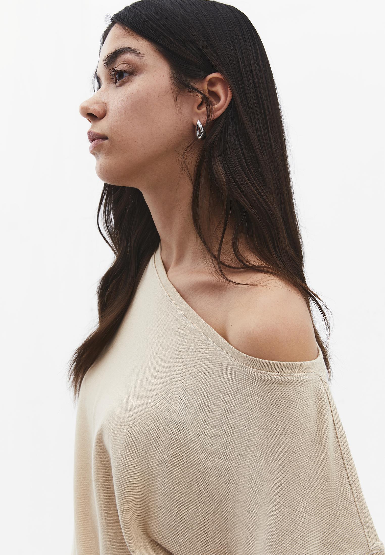 Boat Neck Sleeveless T-Shirt - SAFARI