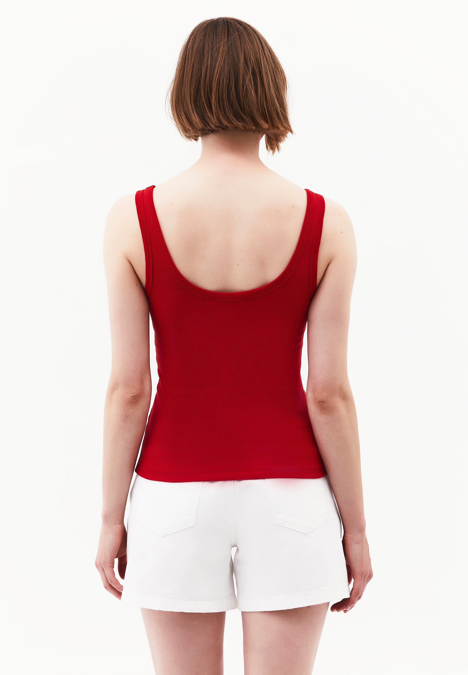 Printed Tank Top with U Neckline - SAMBA