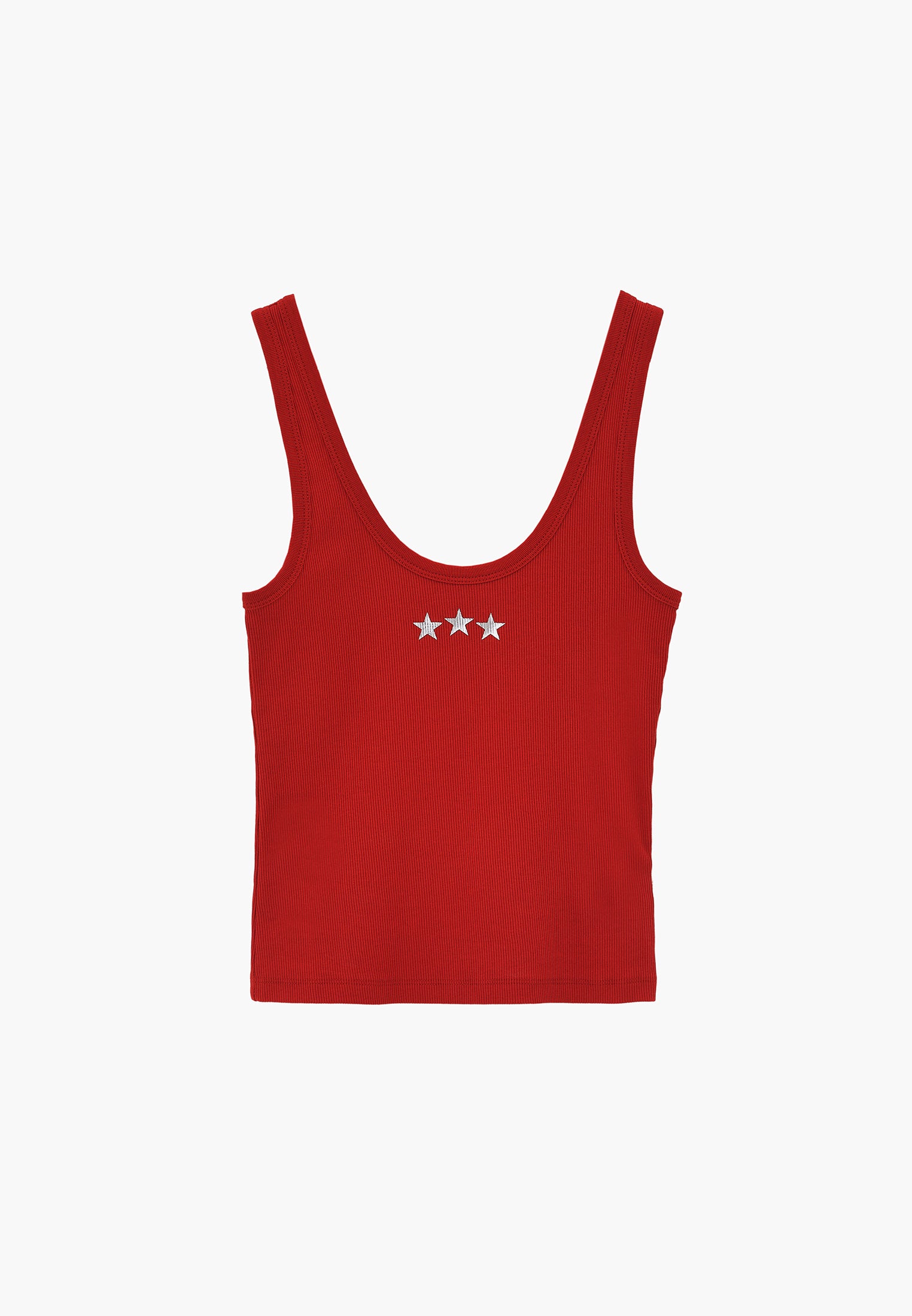 Printed Tank Top with U Neckline - SAMBA