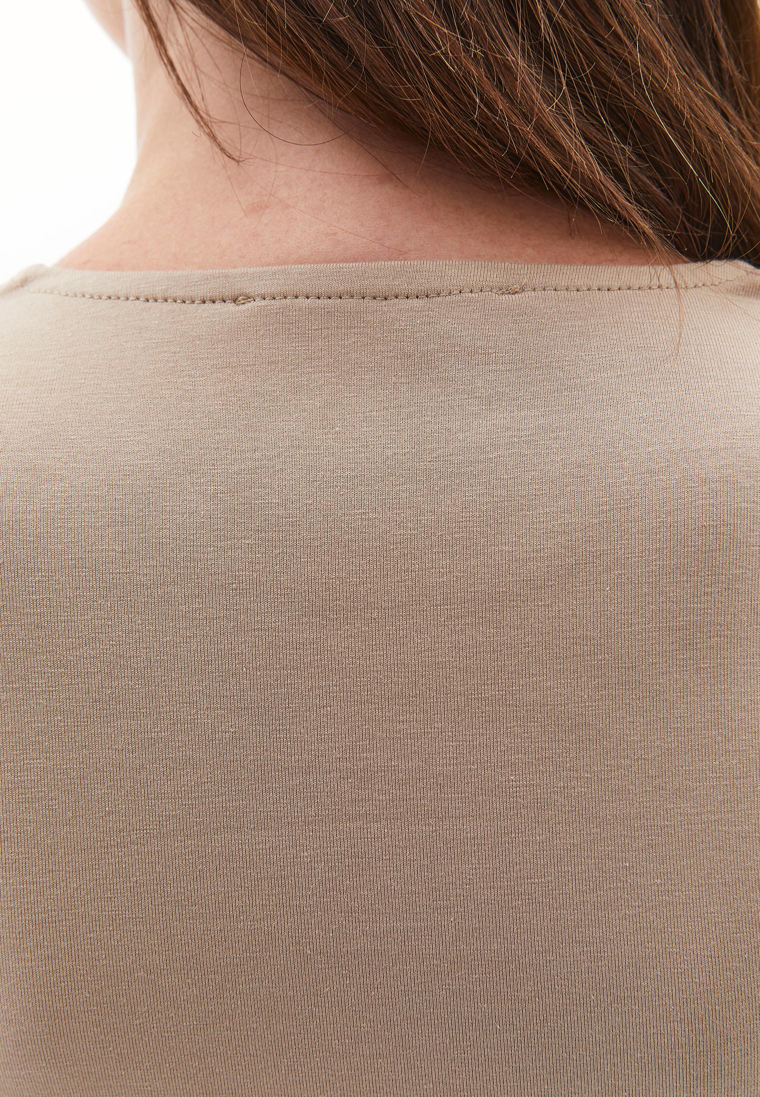 Square Neck T-Shirt - SAVANNAH TAN