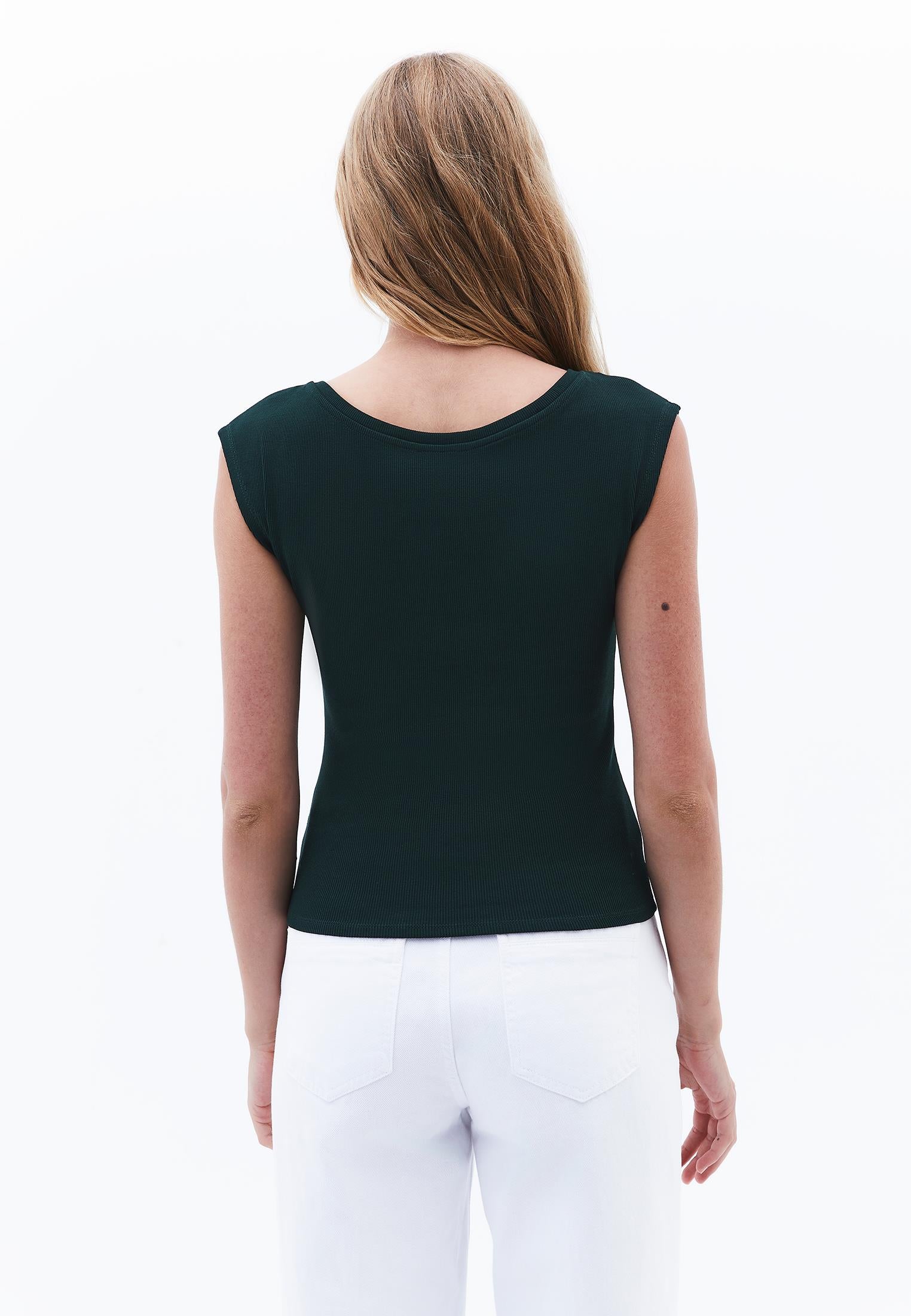Boat Neck Short Sleeve T-Shirt - SCARAB