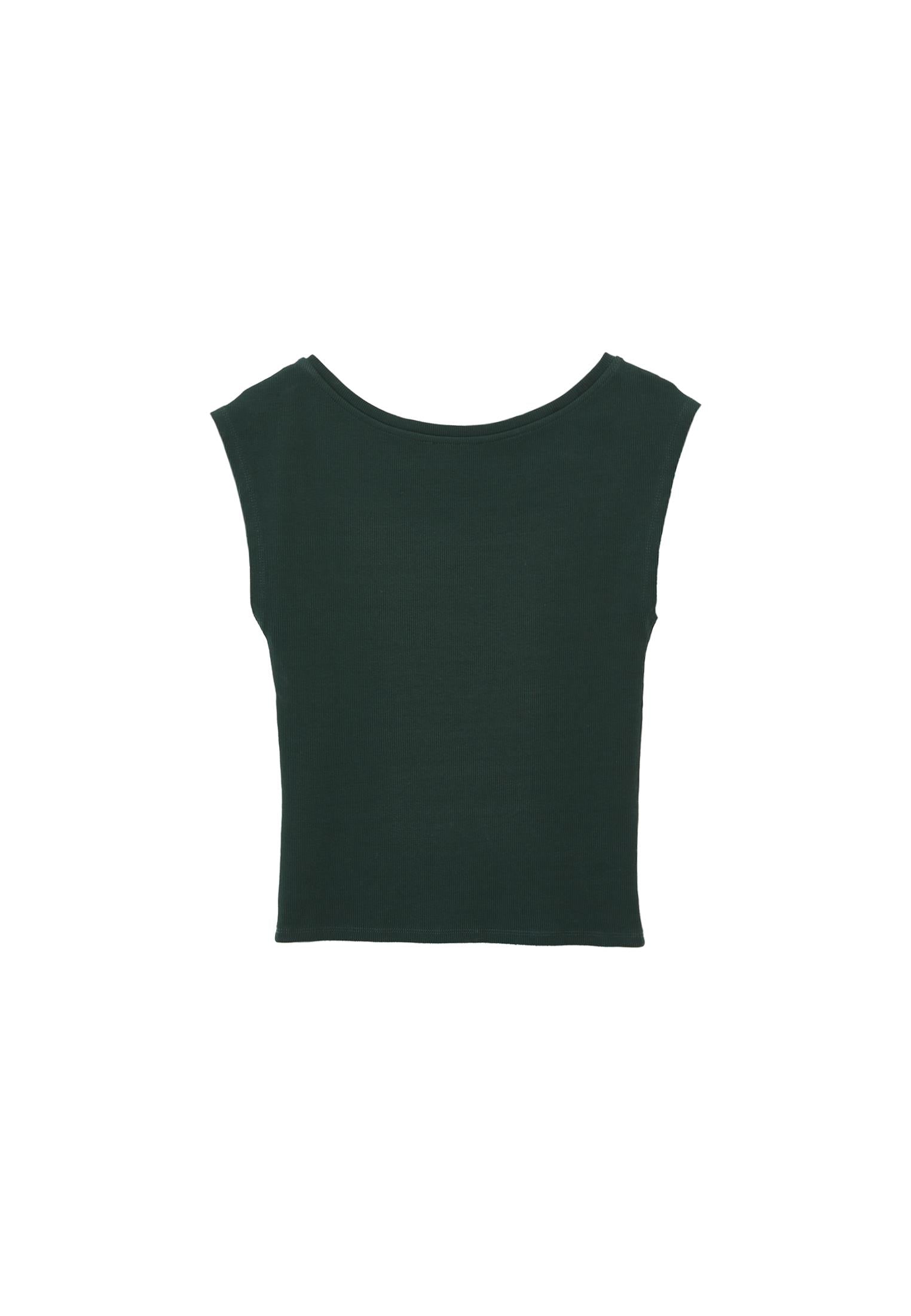 Boat Neck Short Sleeve T-Shirt - SCARAB