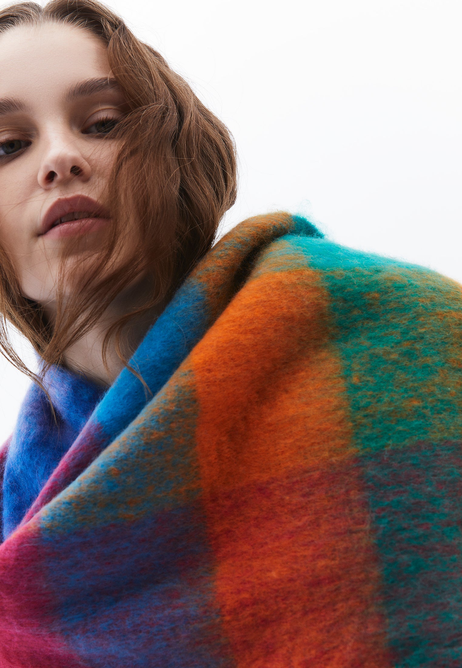 Women Accessory Scarf Shawl - SHADOW GREEN