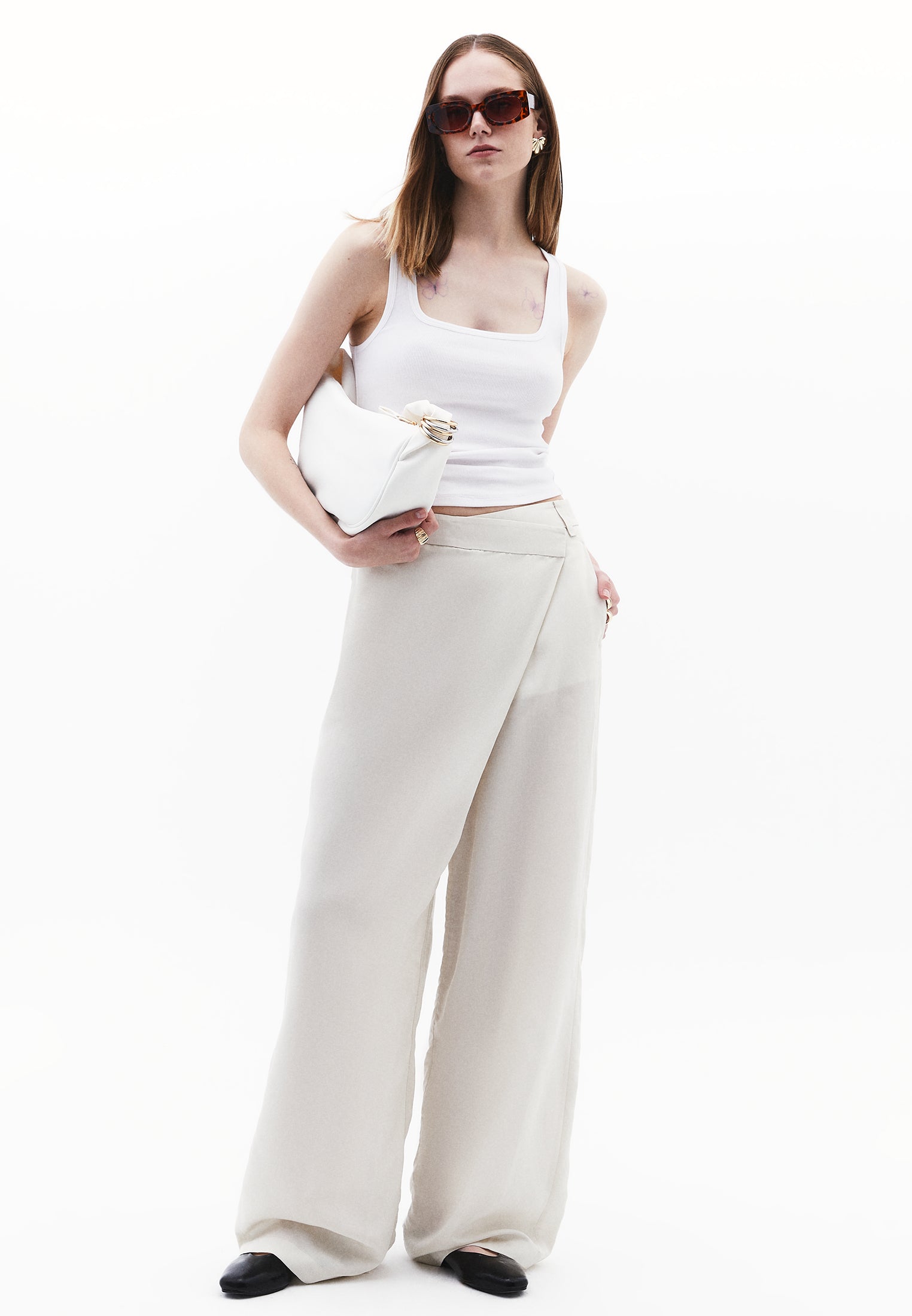 Linen Pants - SILVER BIRCH