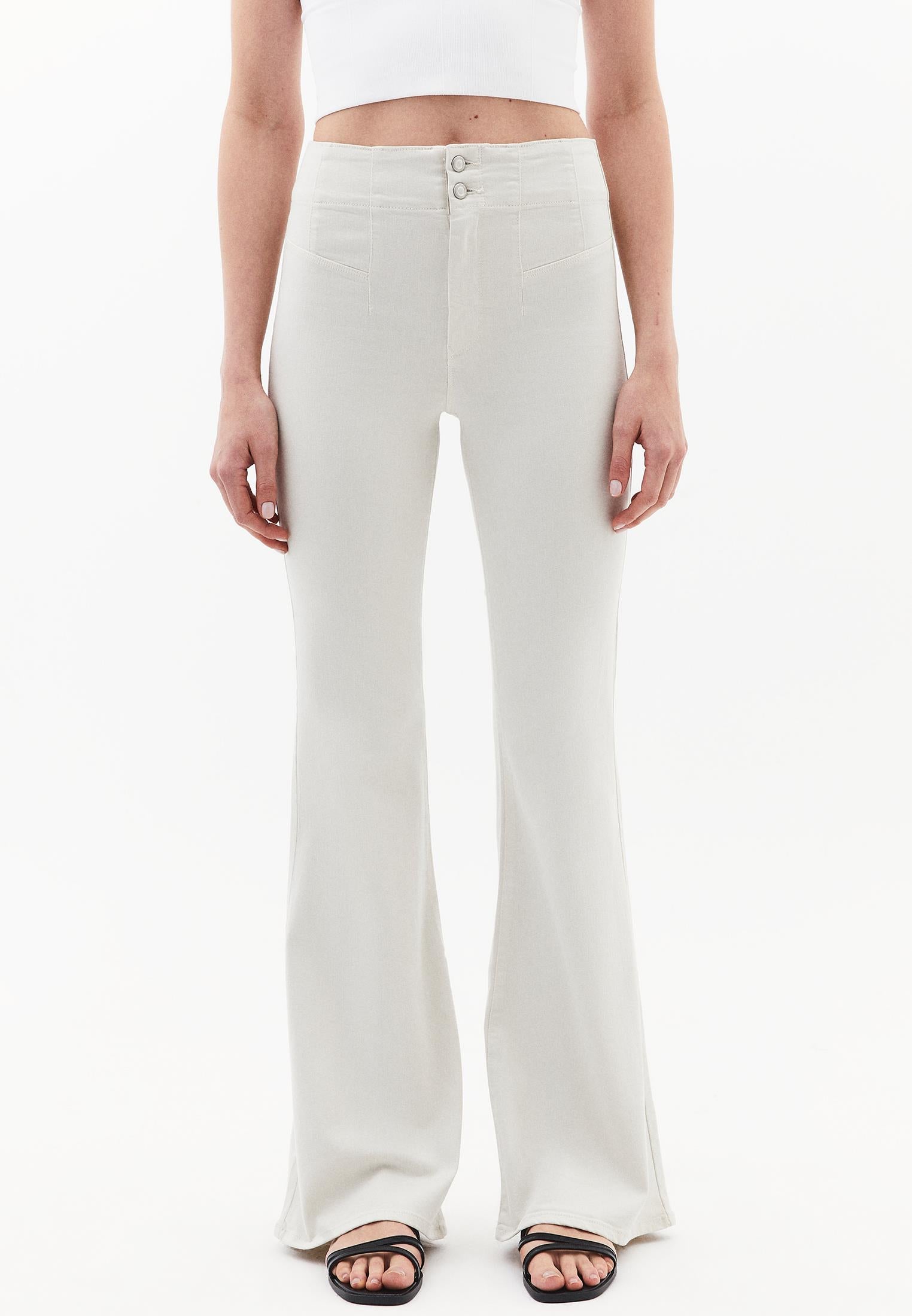 Spanish Leg Pants - SILVER BIRCH