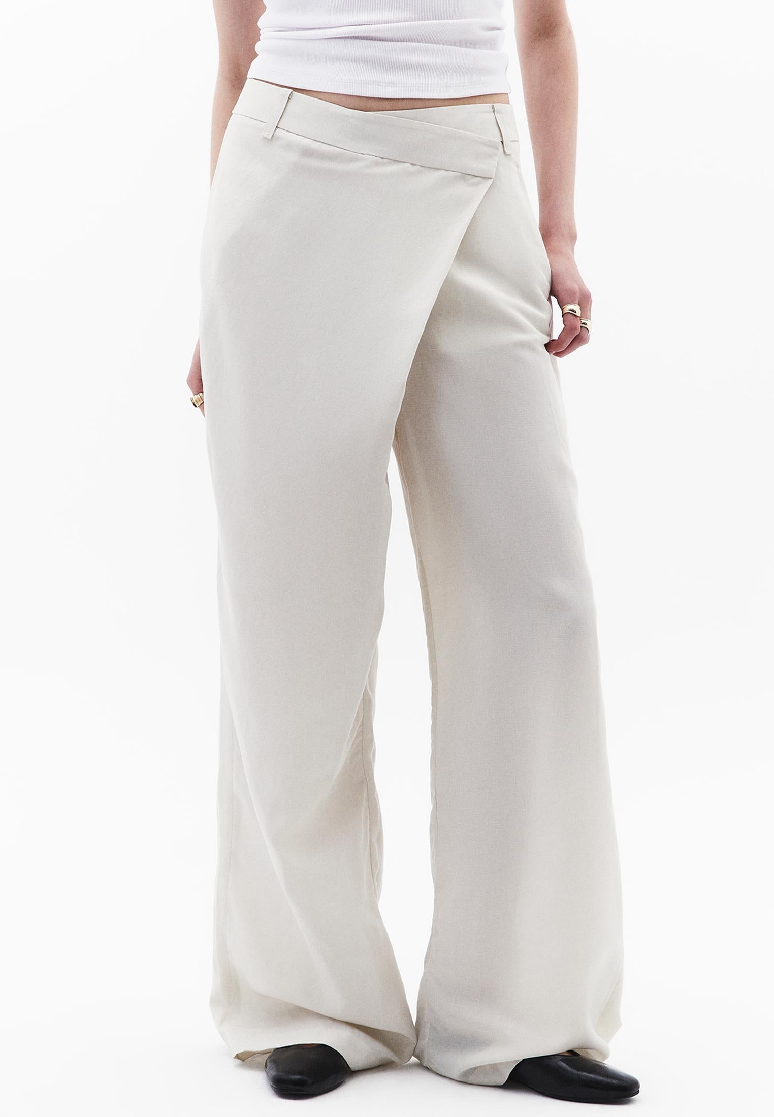 Linen Pants - SILVER BIRCH