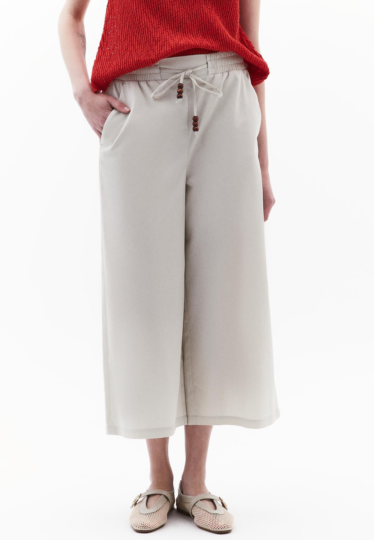 Ultra High Waist Pants - SILVER BIRCH