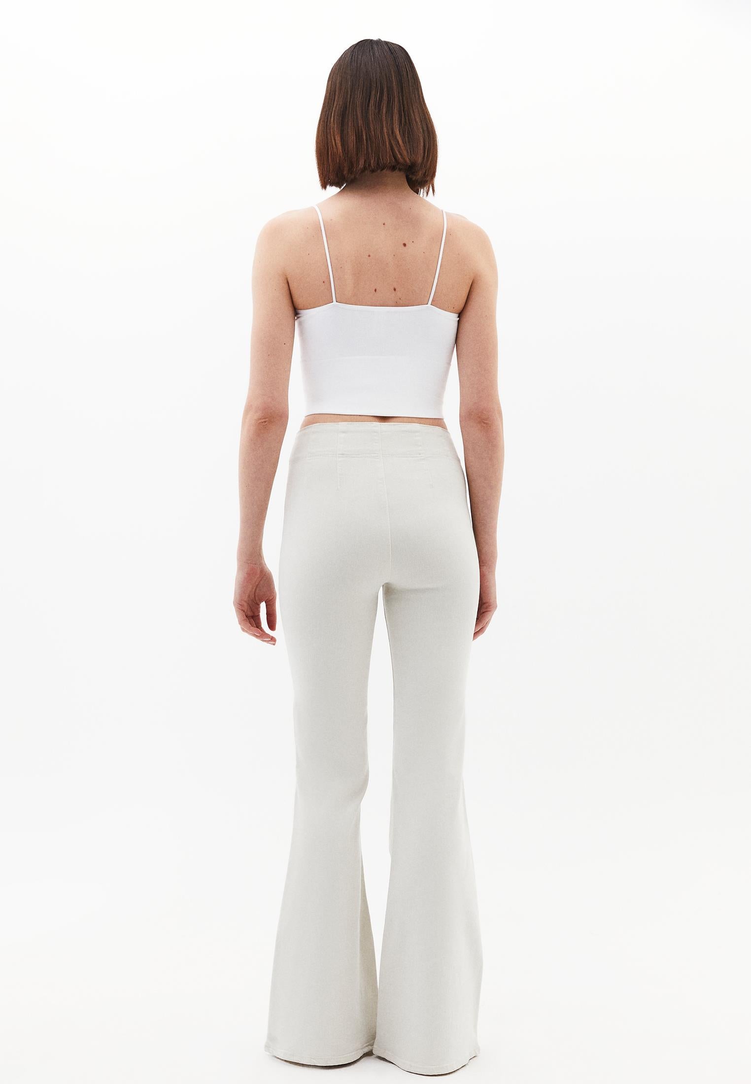 Spanish Leg Pants - SILVER BIRCH