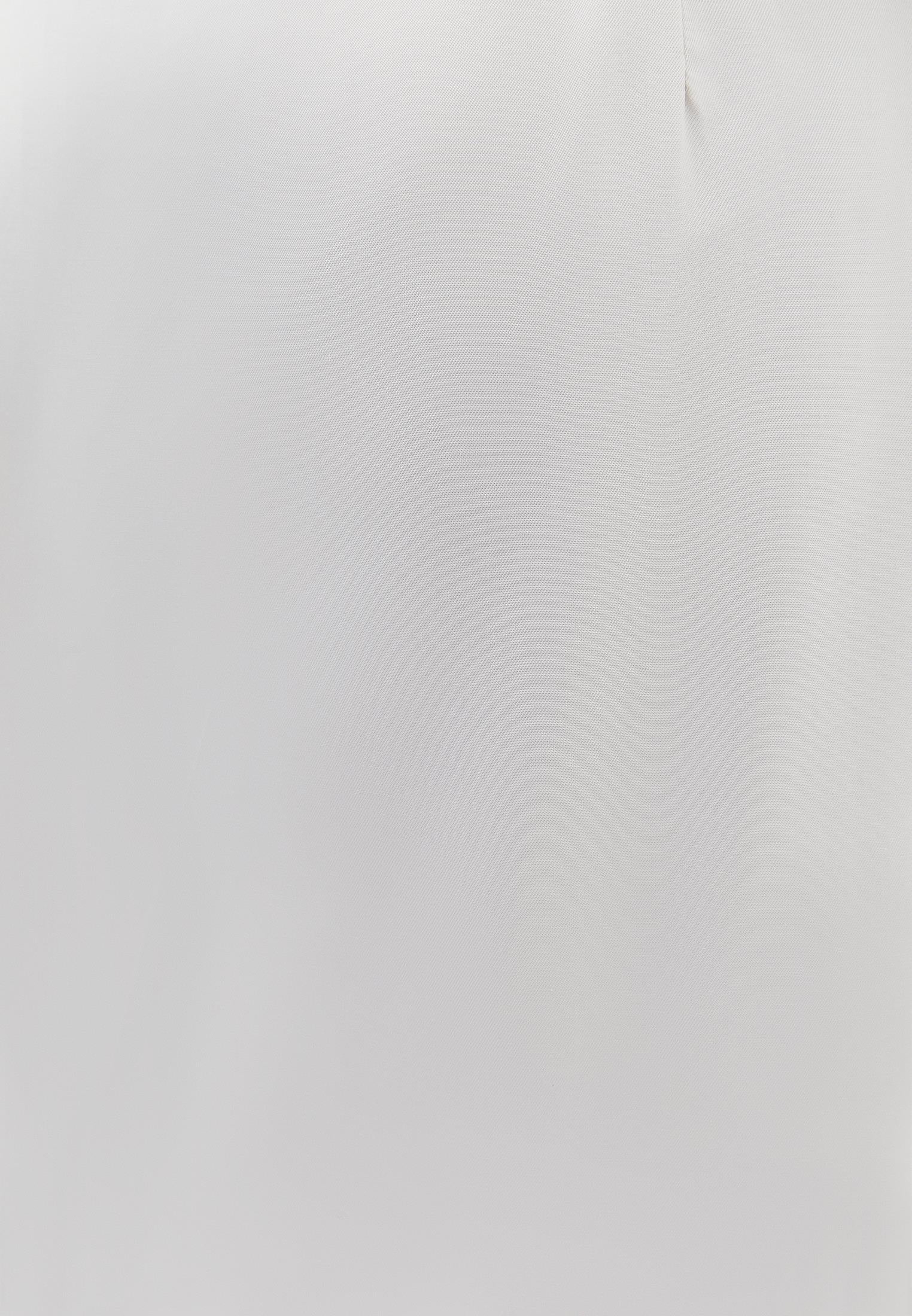 High Waist Long Satin Skirt - SILVER BIRCH