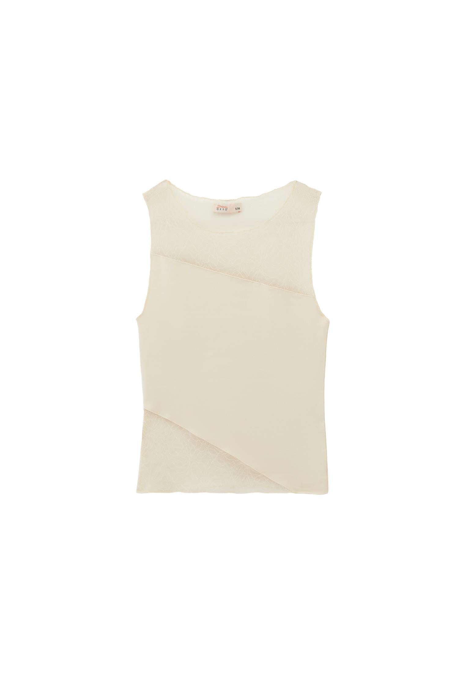 Boat Neck Bodycon Standard Tank Top - SILVER BIRCH