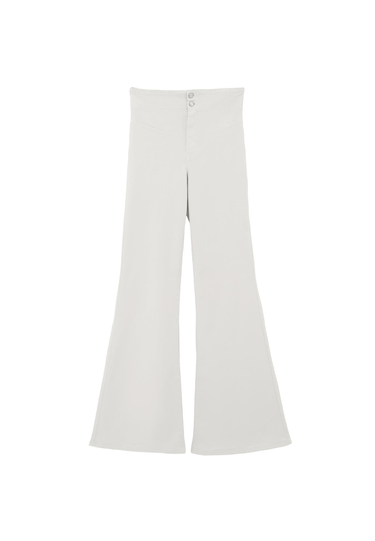 Spanish Leg Pants - SILVER BIRCH