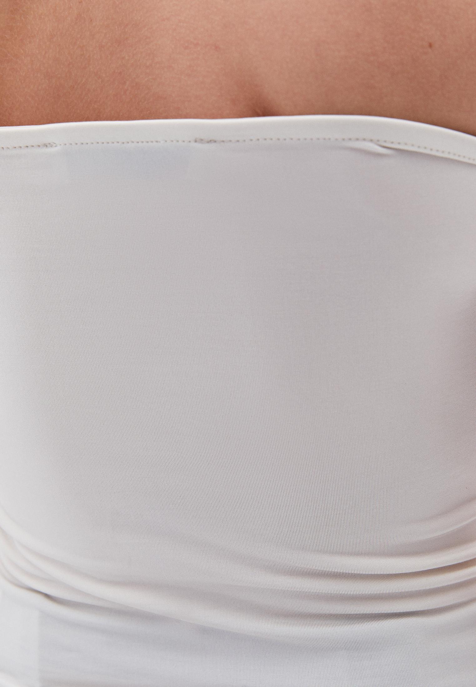 Asymmetric Balloon Sleeve Tank Top - SILVER BIRCH