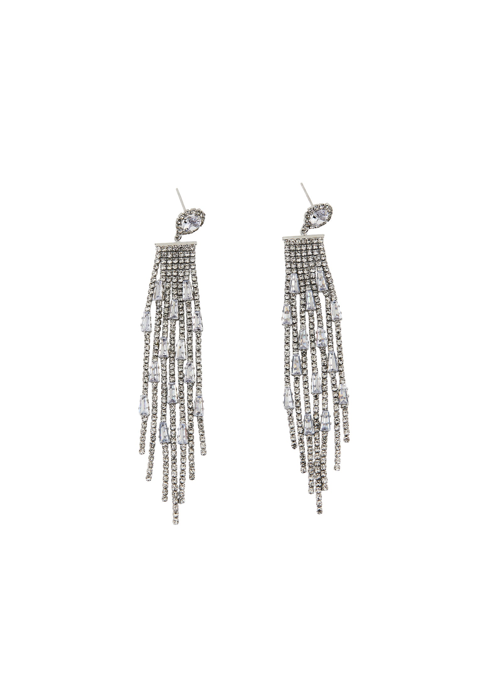 Earring In Serene Form - SILVER
