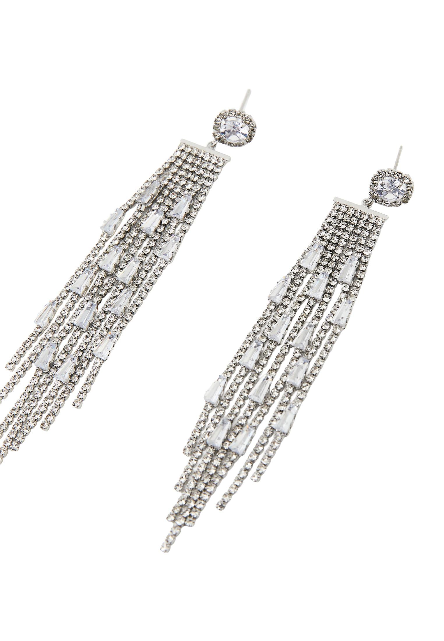 Earring In Serene Form - SILVER
