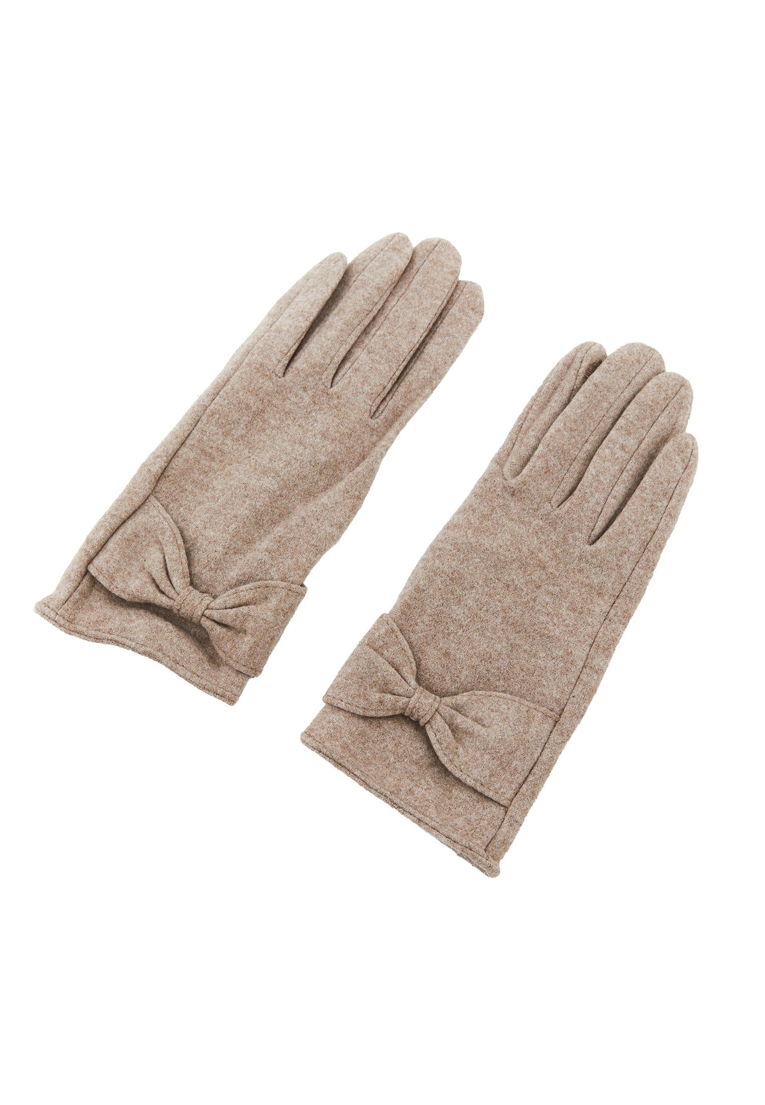 Winter Season Outfit Complementary Glove - SIMPLY TAUPE