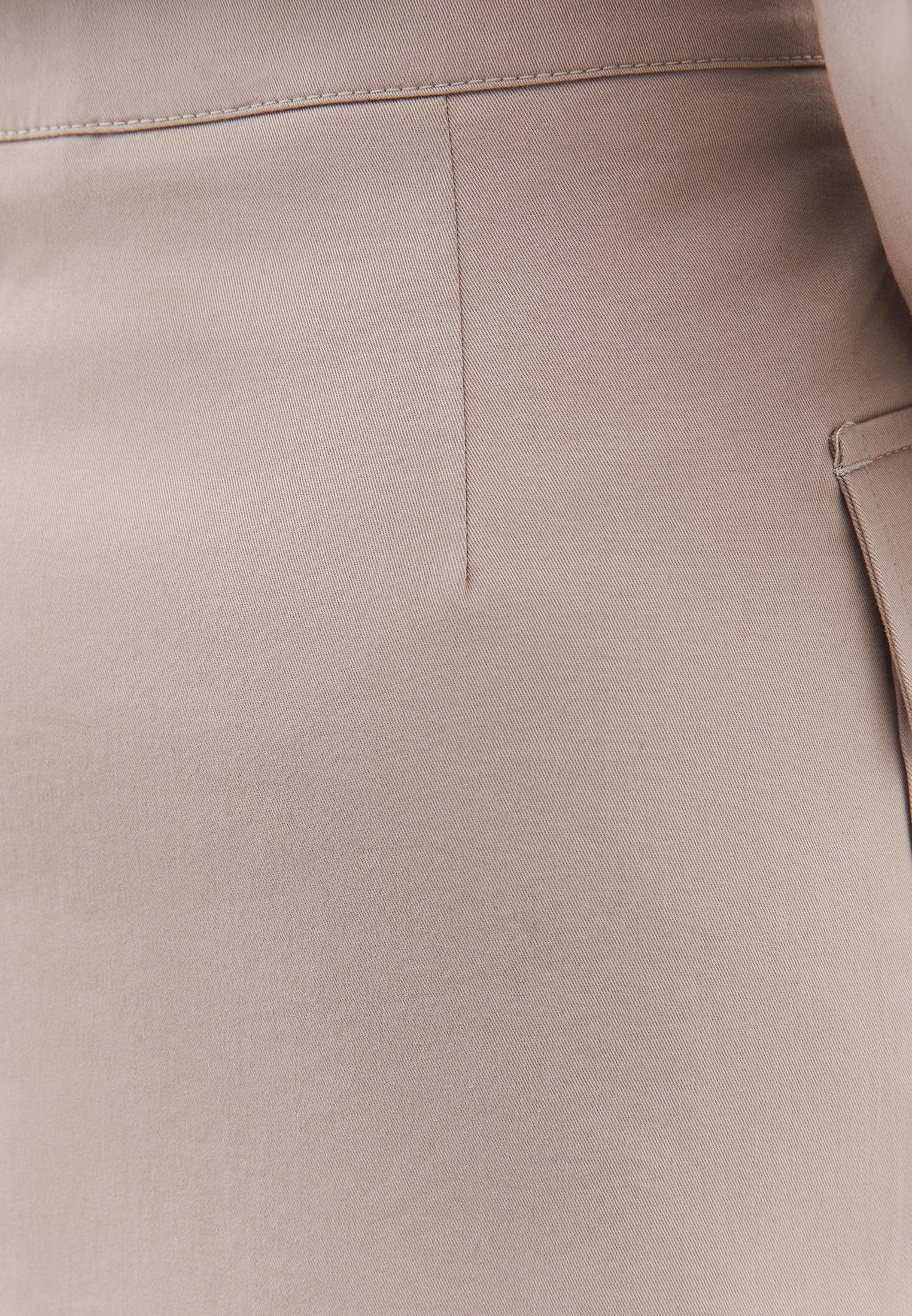 Short Skirt With Pockets - SIMPLY TAUPE