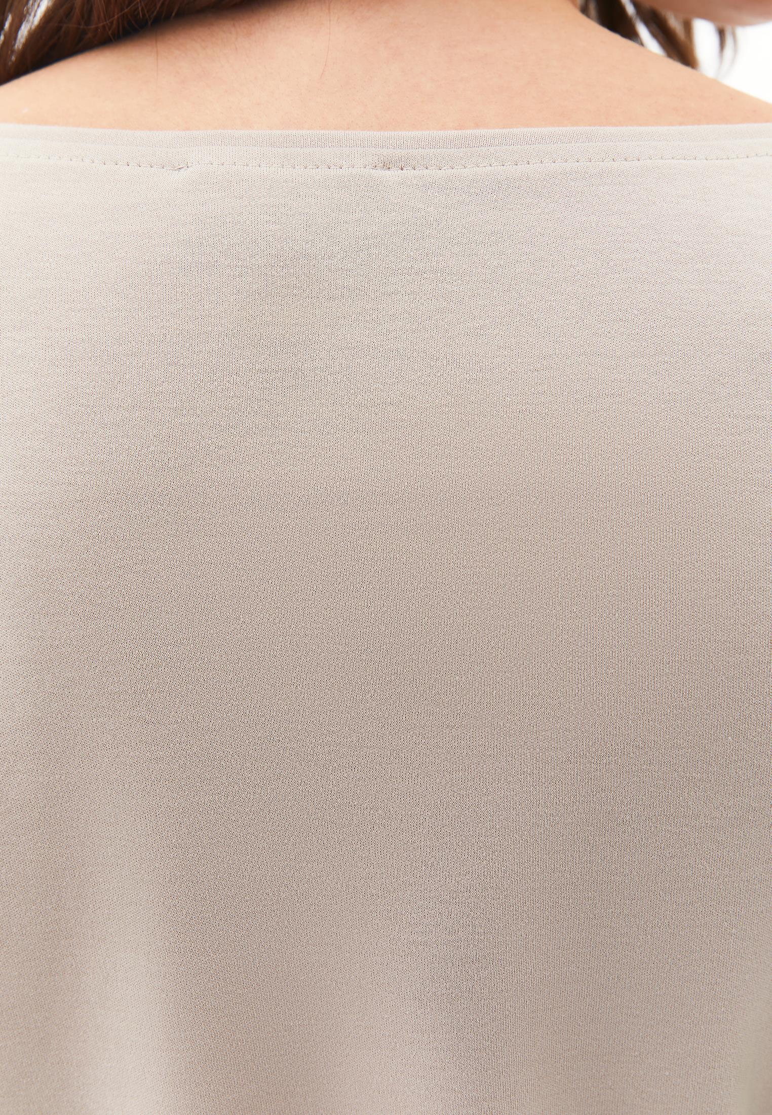 Boat Neck T-Shirt - SIMPLY TAUPE