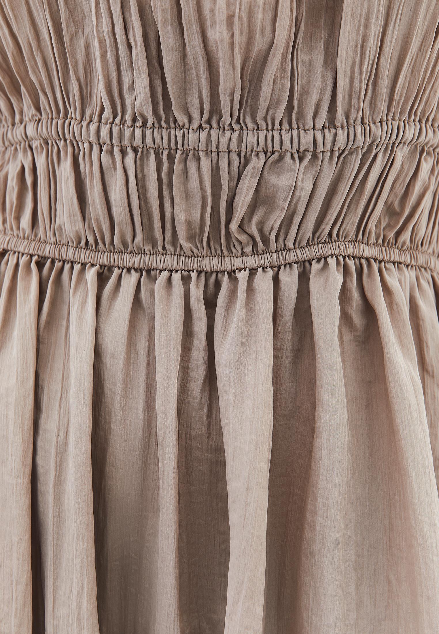Wrinkled Look Dress - SIMPLY TAUPE