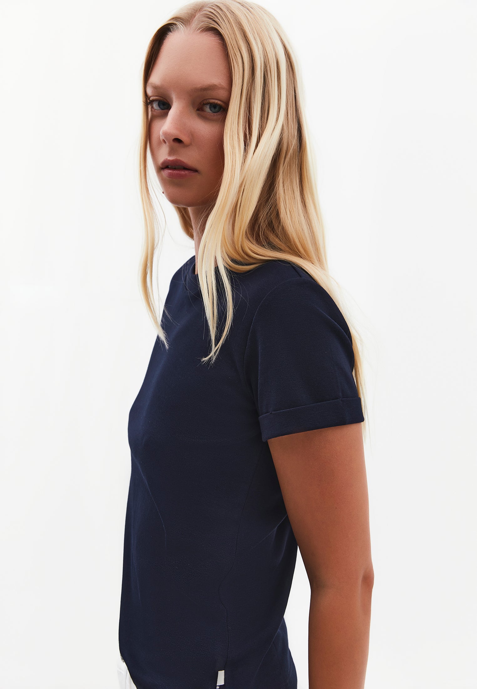 Women's Crew Neck Short Sleeve T-Shirt - SKY CAPTAIN