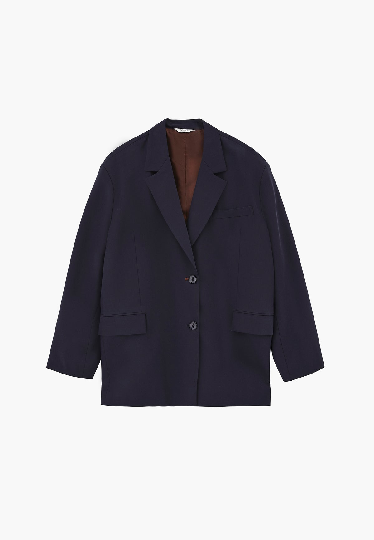 Long Sleeve Oversize Blazer Jacket - SKY CAPTAIN