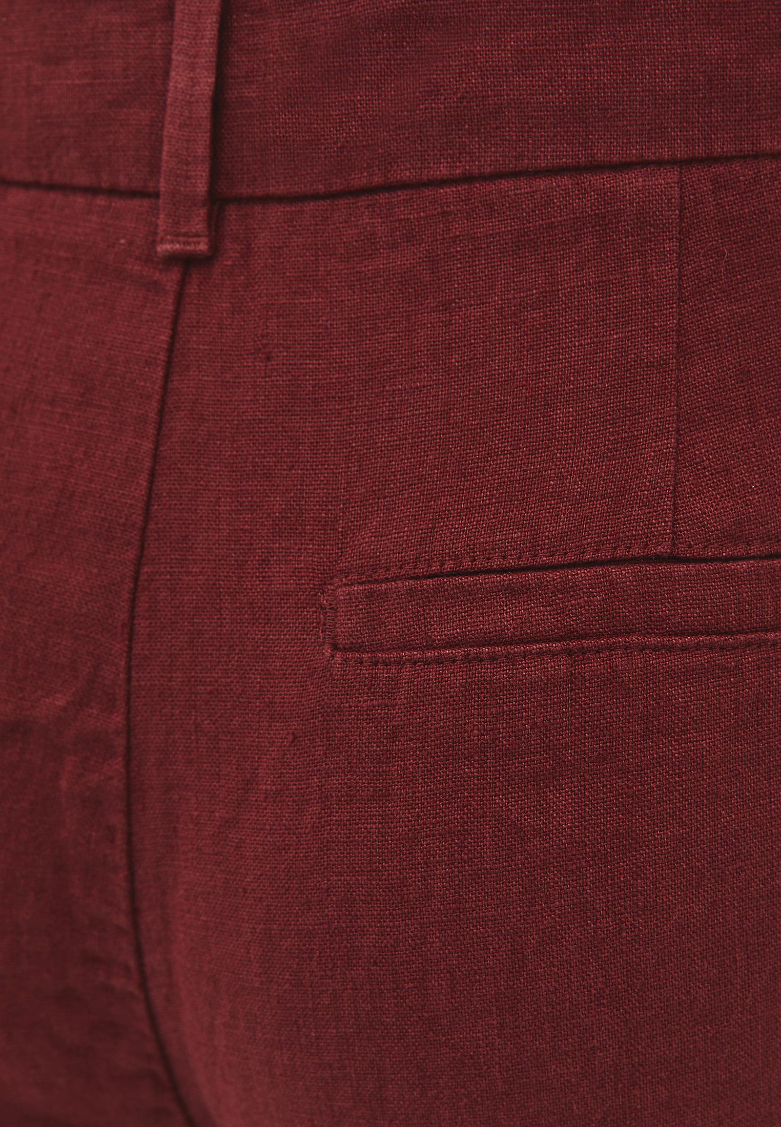 Pleated Wide Leg Pants - SPICED APPLE