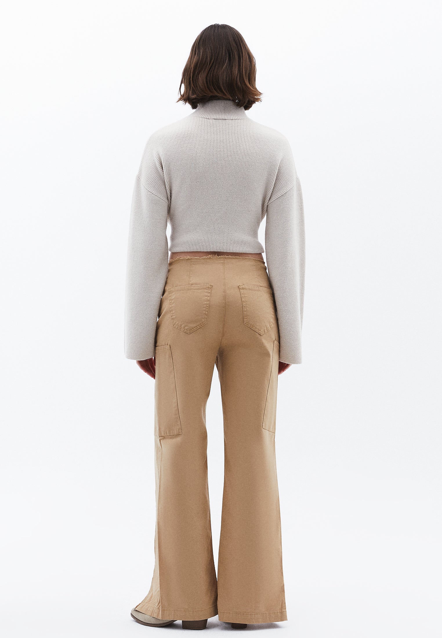 Straight Leg High Waist Trousers - STARFISH