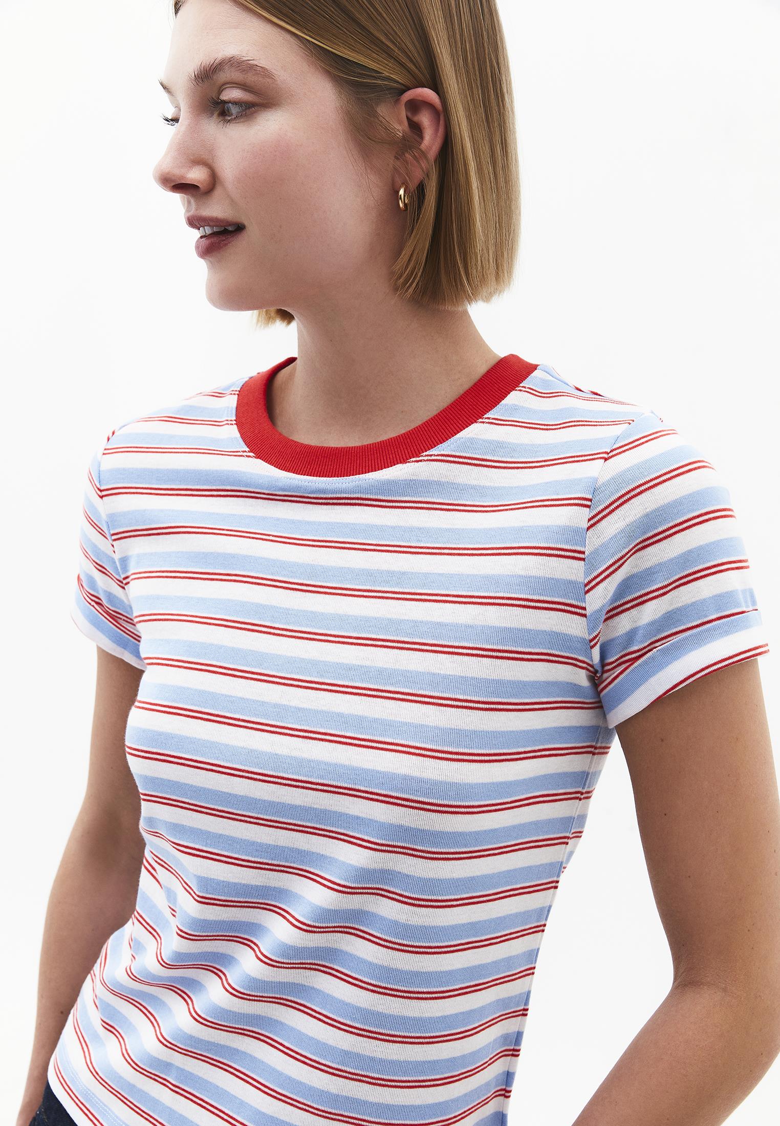 Standard Crew Neck T-Shirt - STRIPED COMB