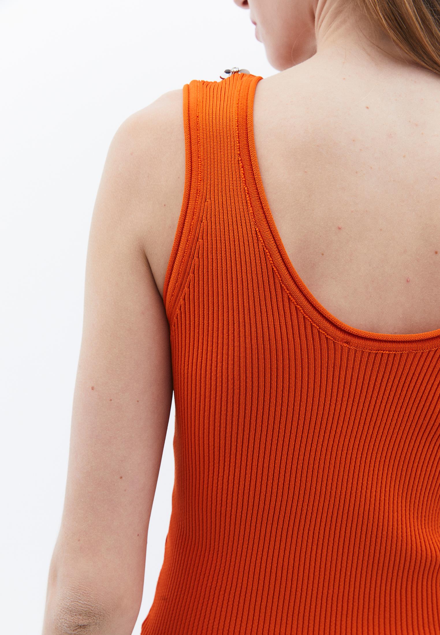 Ribbed Tank - SUN ORANGE