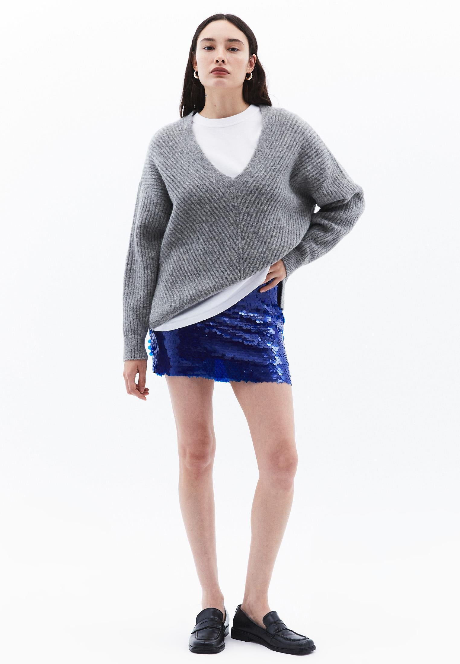 Sequined Shiny Mini Skirt - SURF THE WEB