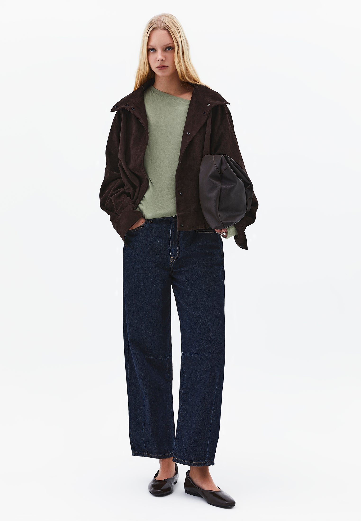 Boat Neck Knit Sweater - TEA