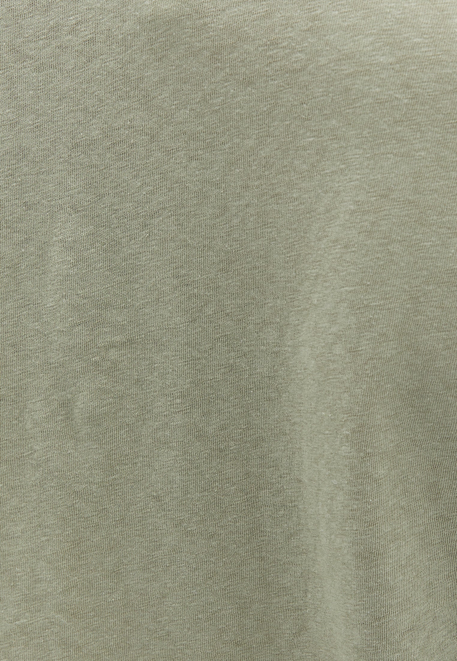 V Neck Linen T-Shirt - TEA