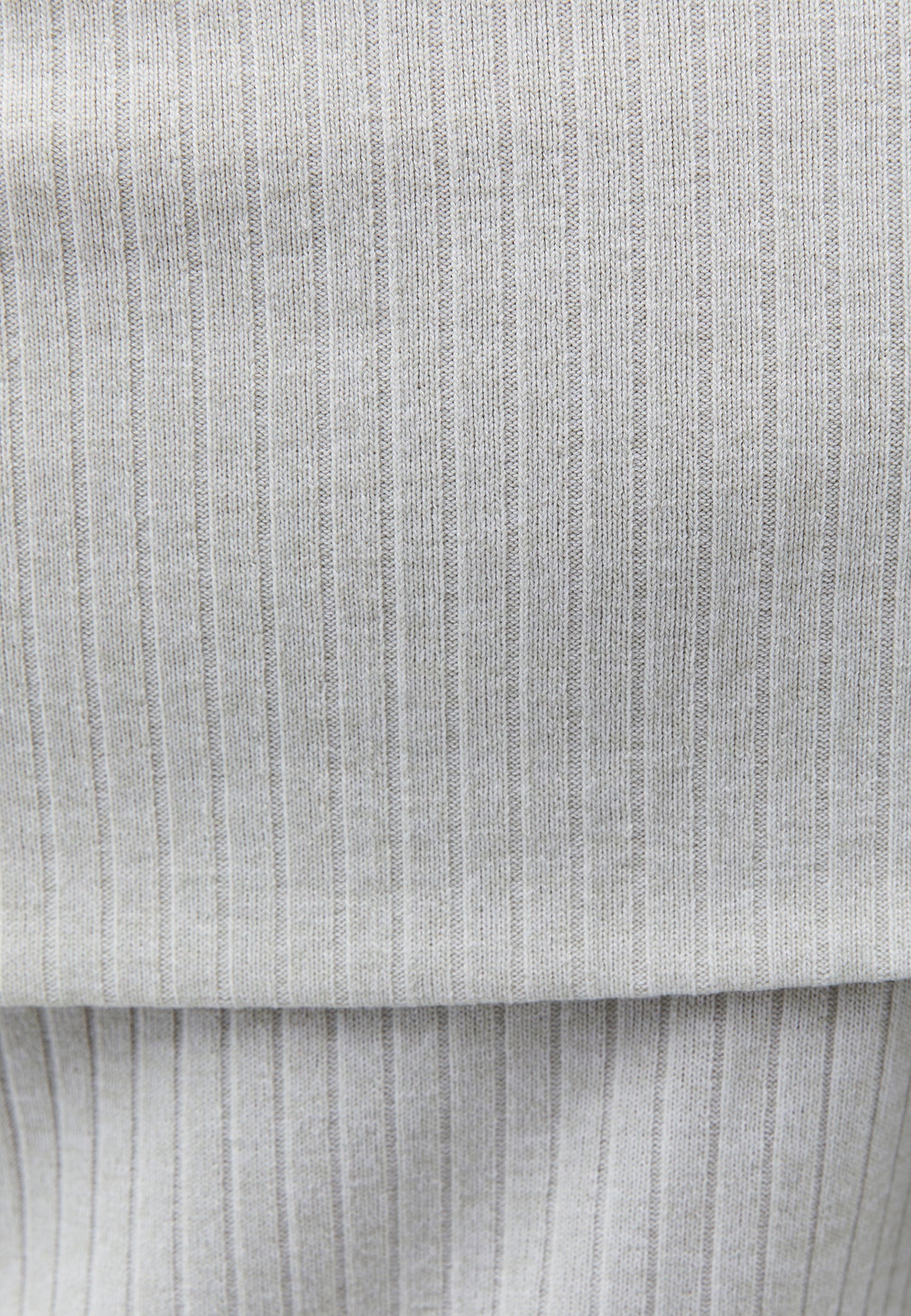 Drop Shoulder Long Sleeve Knit Sweater - TEA